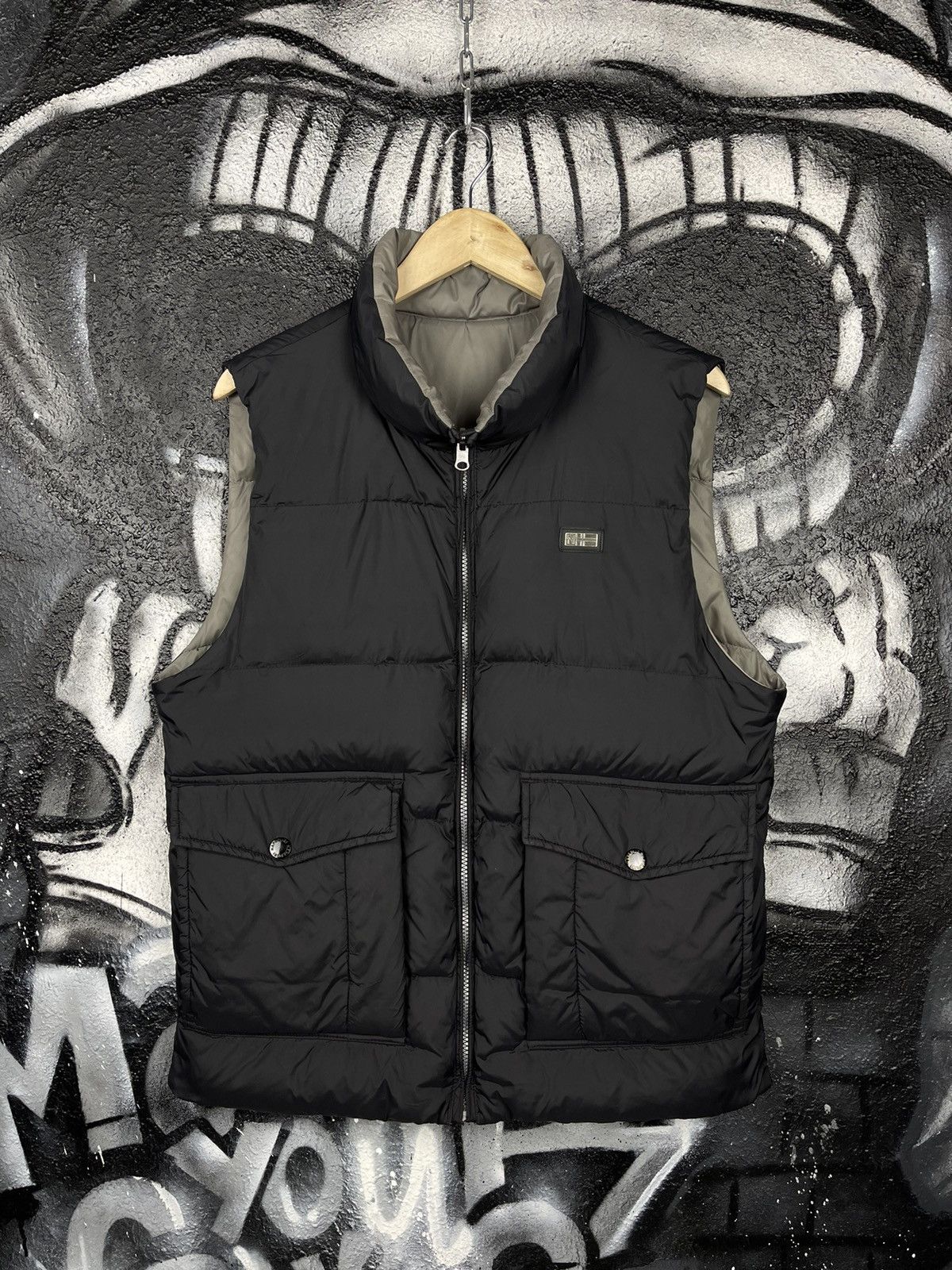 Napapijri Napapijri Big Logo Double Sided Down Vest Men’s Size L Size US L / EU 52-54 / 3 - 3 Thumbnail