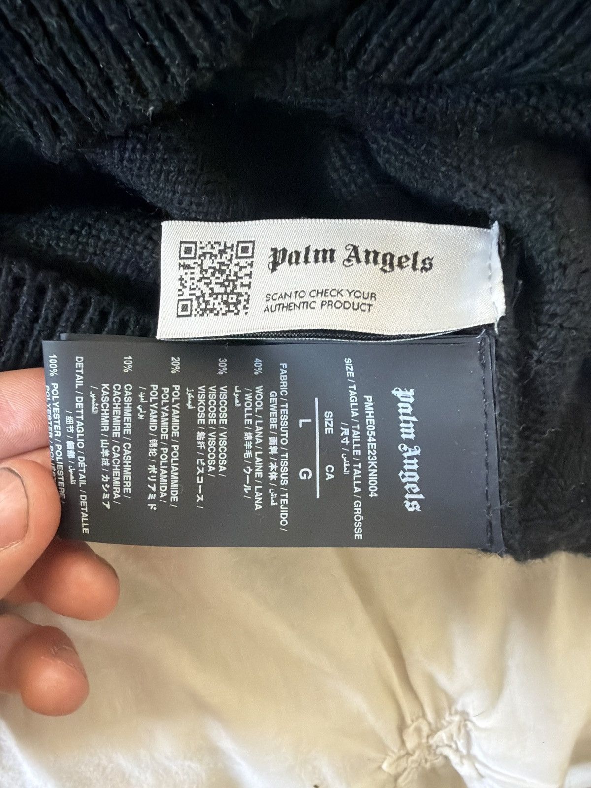 Palm Angels Palm Angels Sketchy Intarsia Sweater Size US XL / EU 56 / 4 - 5 Thumbnail