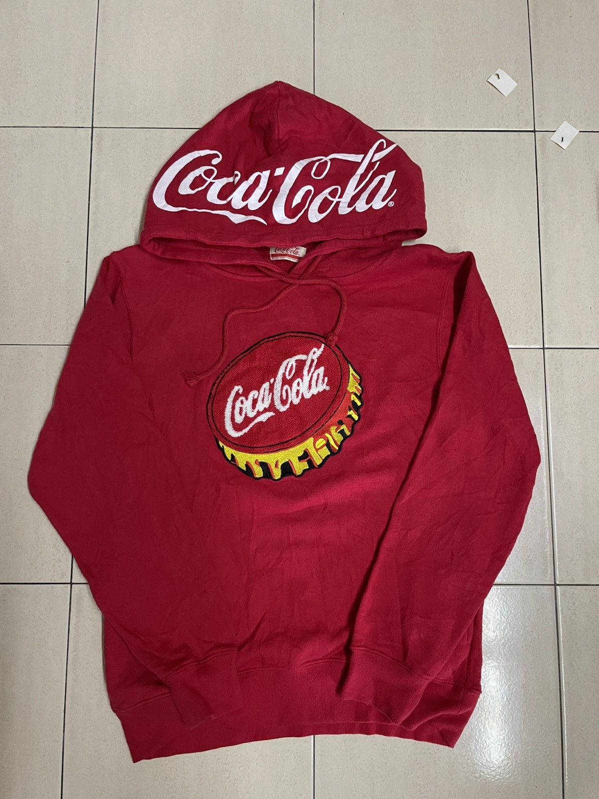 Coca Cola × Vintage COCA COLA BOTTLE CAP HOODIE Size US S / EU 44-46 / 1 - 1 Thumbnail
