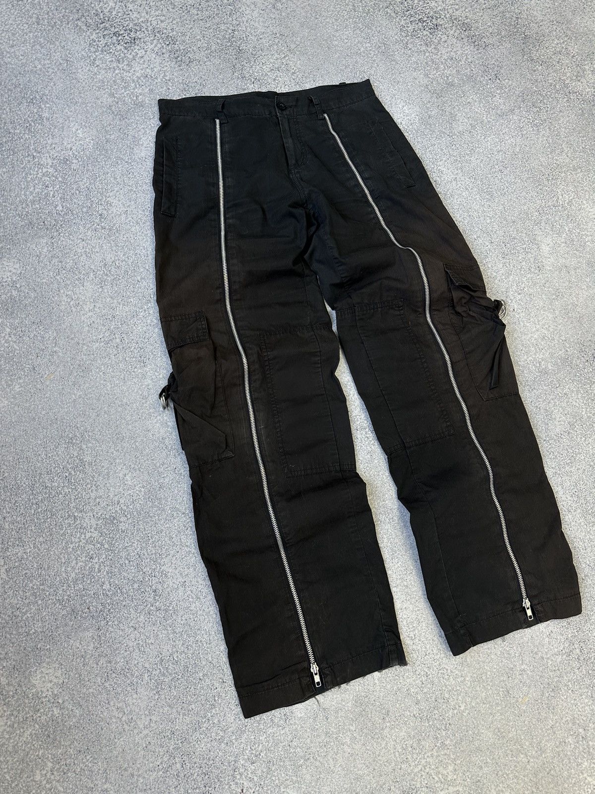 Japanese Brand × Vintage Vintage Rick Owens Style Archival Japanese Faded Pants Size US 32 / EU 48 - 3 Thumbnail