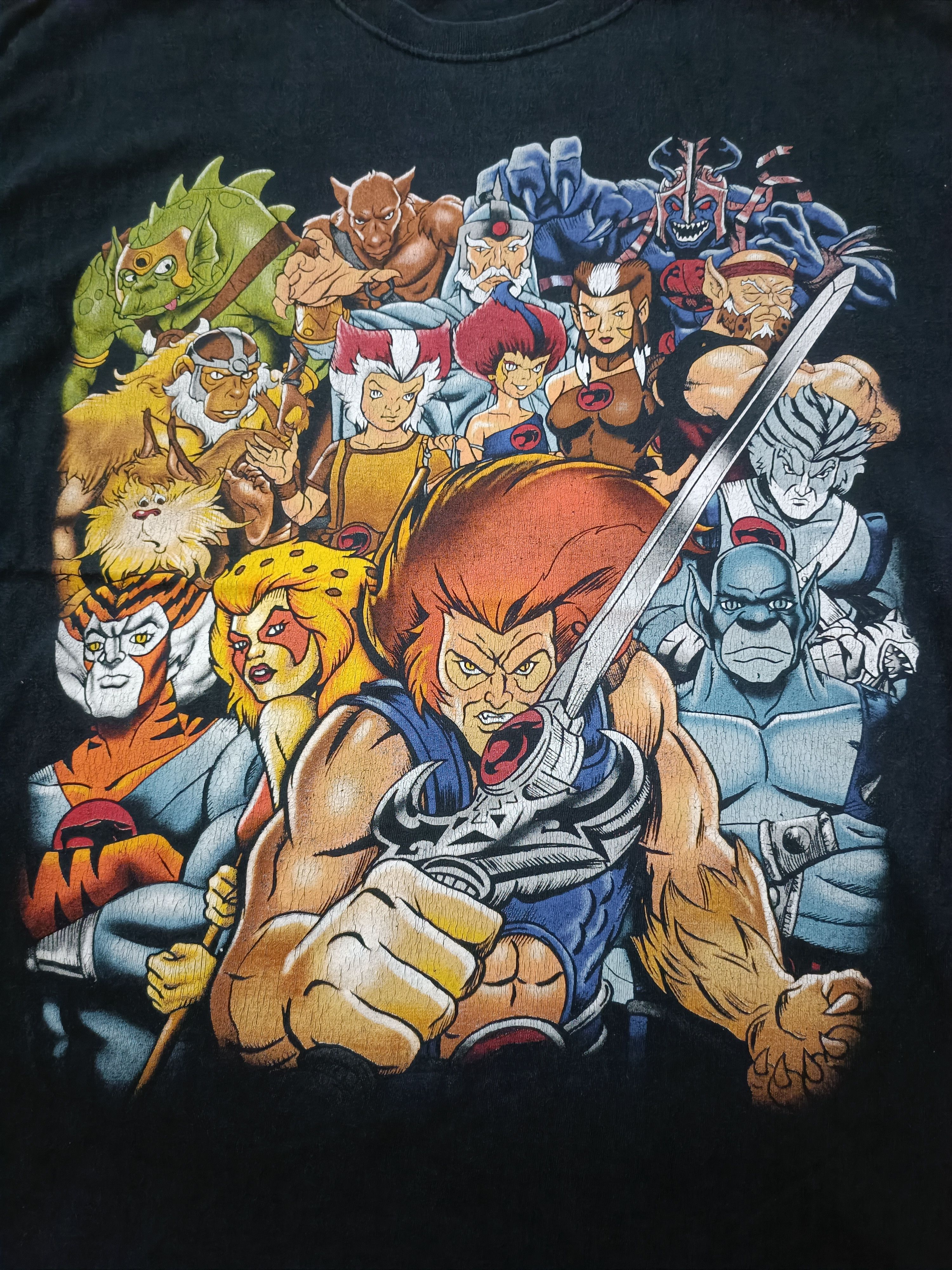 Cartoon Network ♦️Vintage Thunder Cats T Shirt Size US XL / EU 56 / 4 - 4 Thumbnail