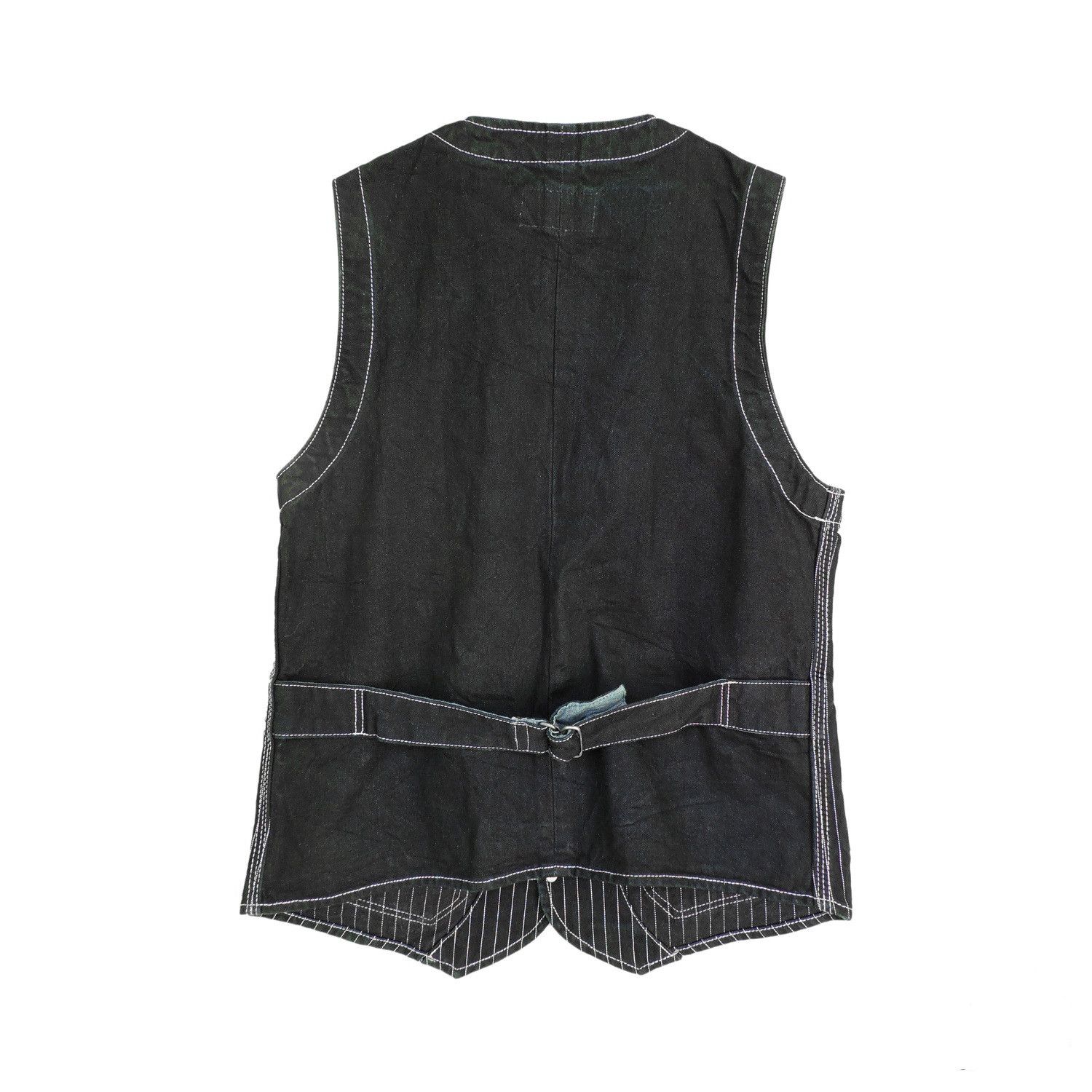 RRL Ralph Lauren RRL RALPH LAUREN STRIPES HICKORY INDIGO WABASH VEST Size US S / EU 44-46 / 1 - 2 Thumbnail