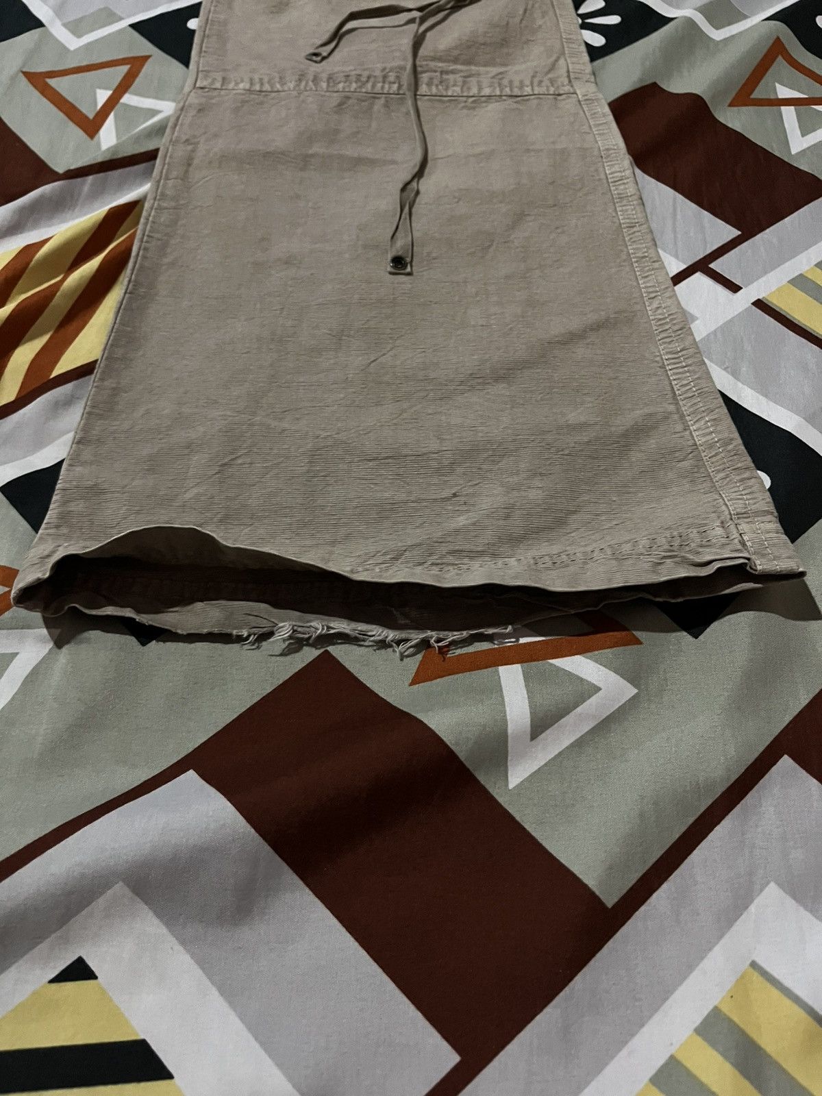 Japanese Brand Halb Kiminori Morishita Cargo Flare Canvas Pants Size US 31 - 5 Thumbnail
