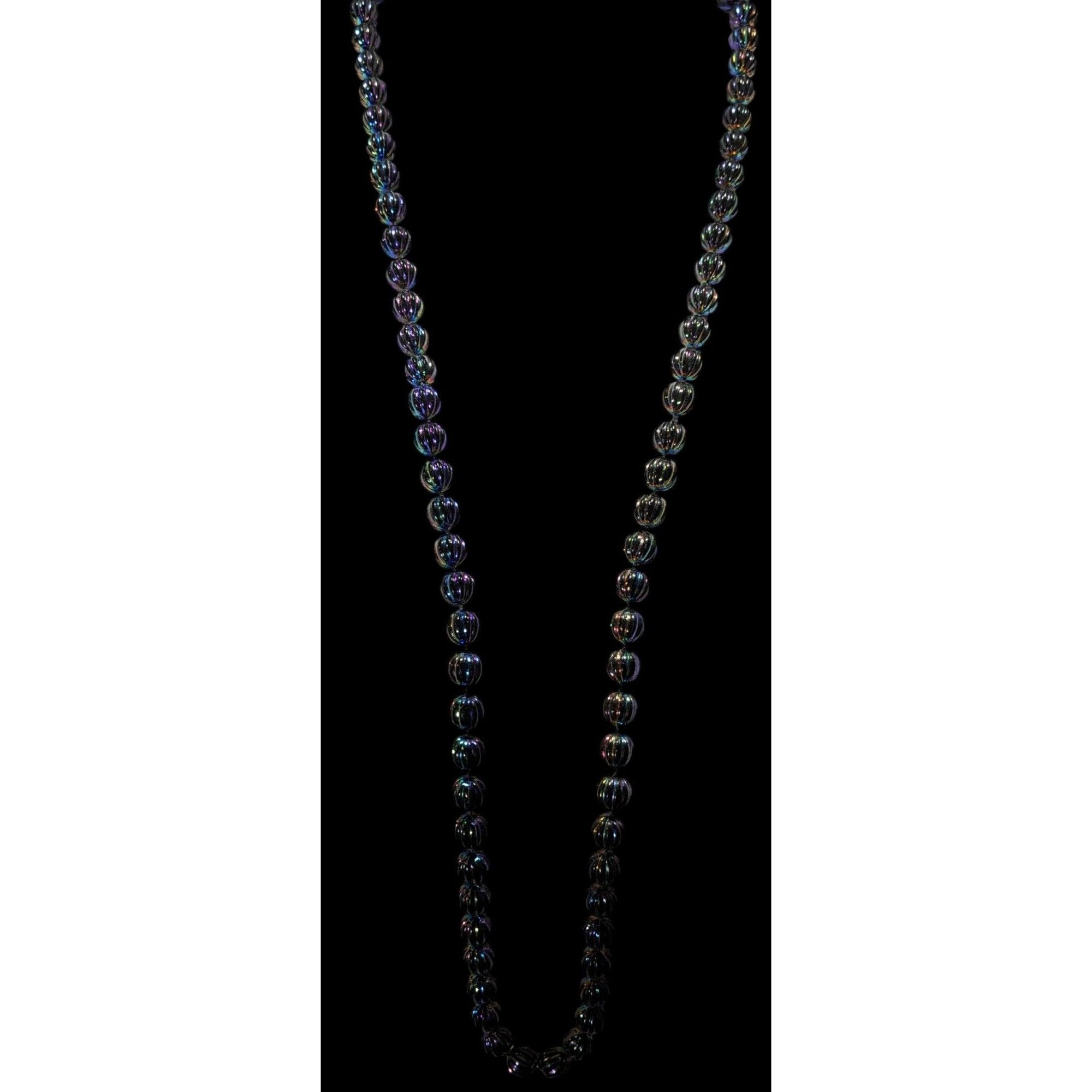 Other Mystical Oil Slick Black Plastic Beaded Necklace Size ONE SIZE - 6 Thumbnail