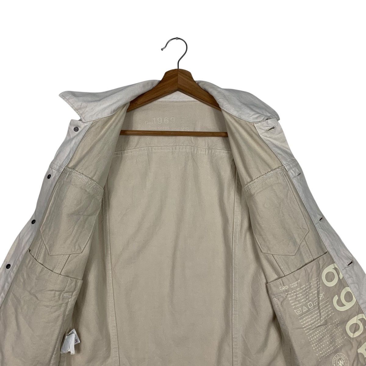 Gap GAP Spring 14 White Cream Denim Jacket #1936-C84 Size US XS / EU 42 / 0 - 12 Thumbnail