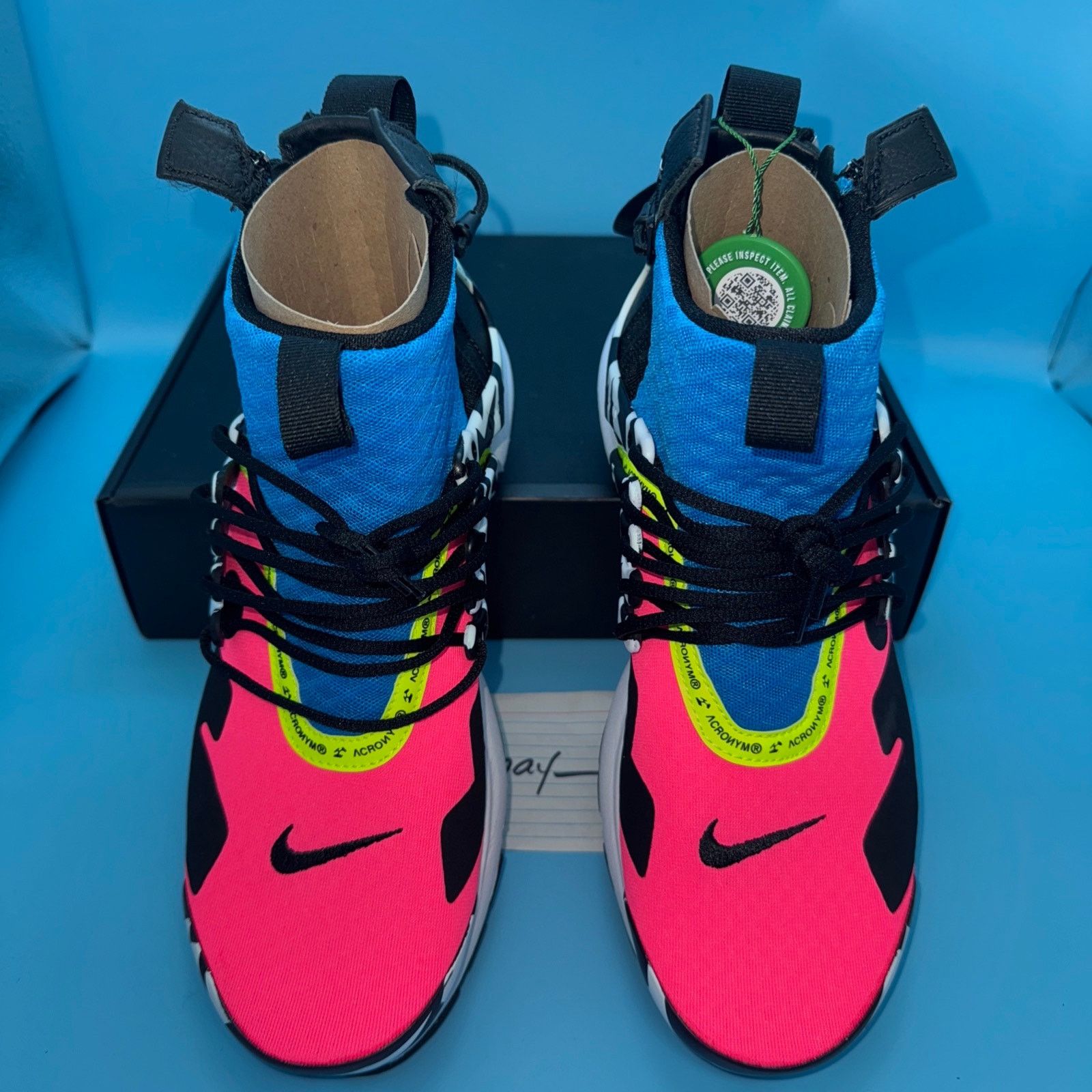 Acronym × Nike Nike Air Presto Mid x Acronym "Racer Pink" m8 w9.5 Size US 8 / EU 41 - 6 Thumbnail