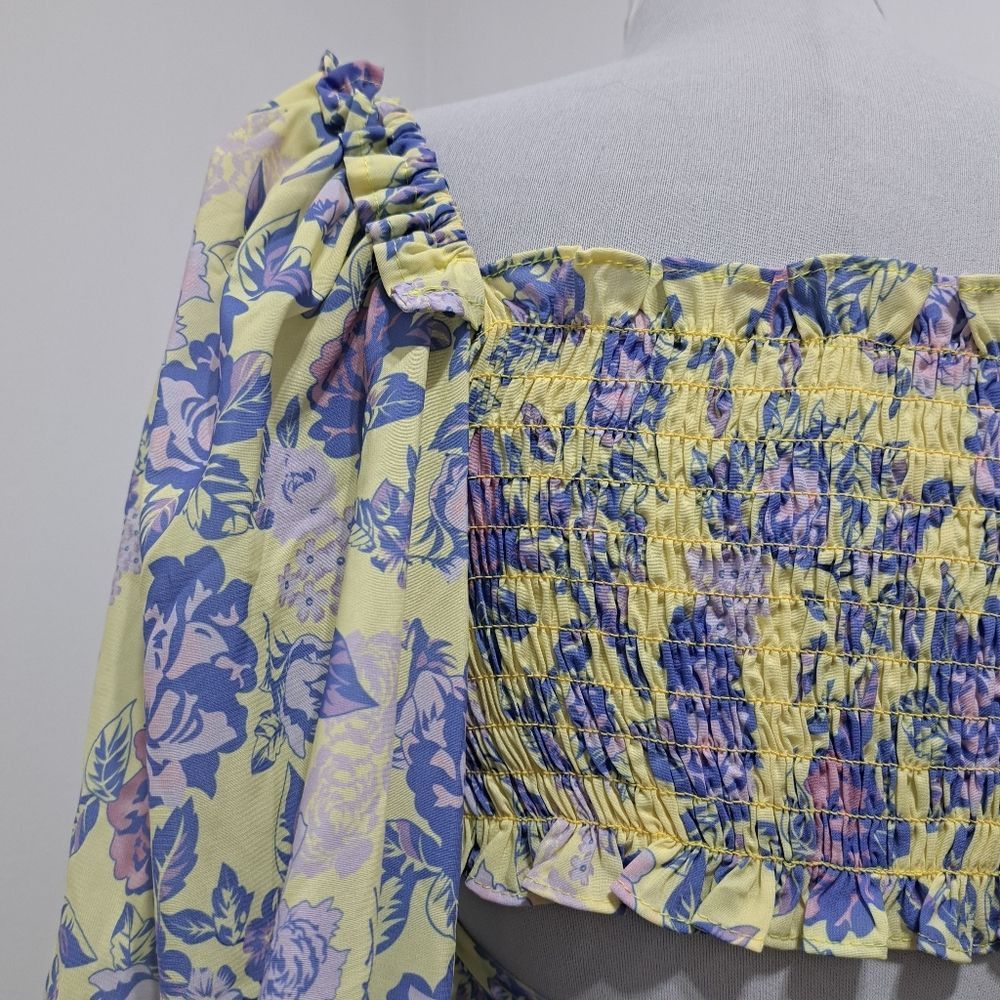 Other Yvonne & Love Floral Criss-Cross Bodies Adjustable Ties Wrap Size XL / US 12-14 / IT 48-50 - 10 Thumbnail