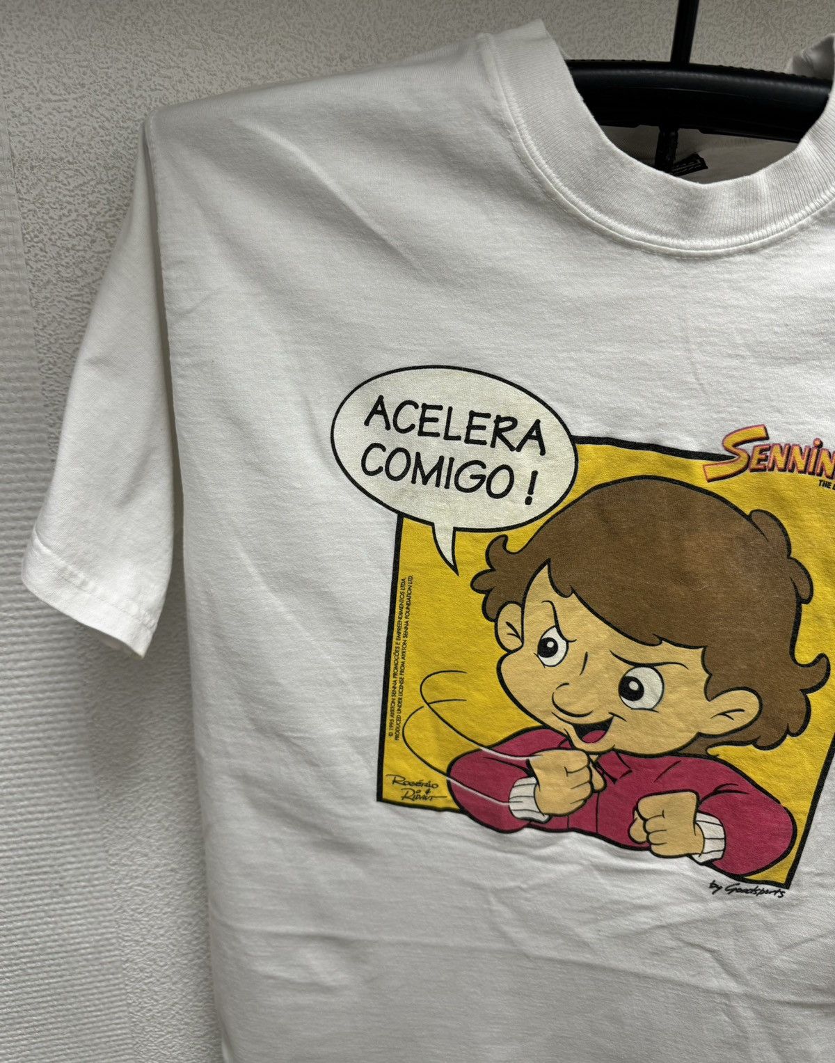 Formula 1 Ayrton Senna 1995 Senninha formula uno vintage t-shirt M sz Size US M / EU 48-50 / 2 - 2 Thumbnail