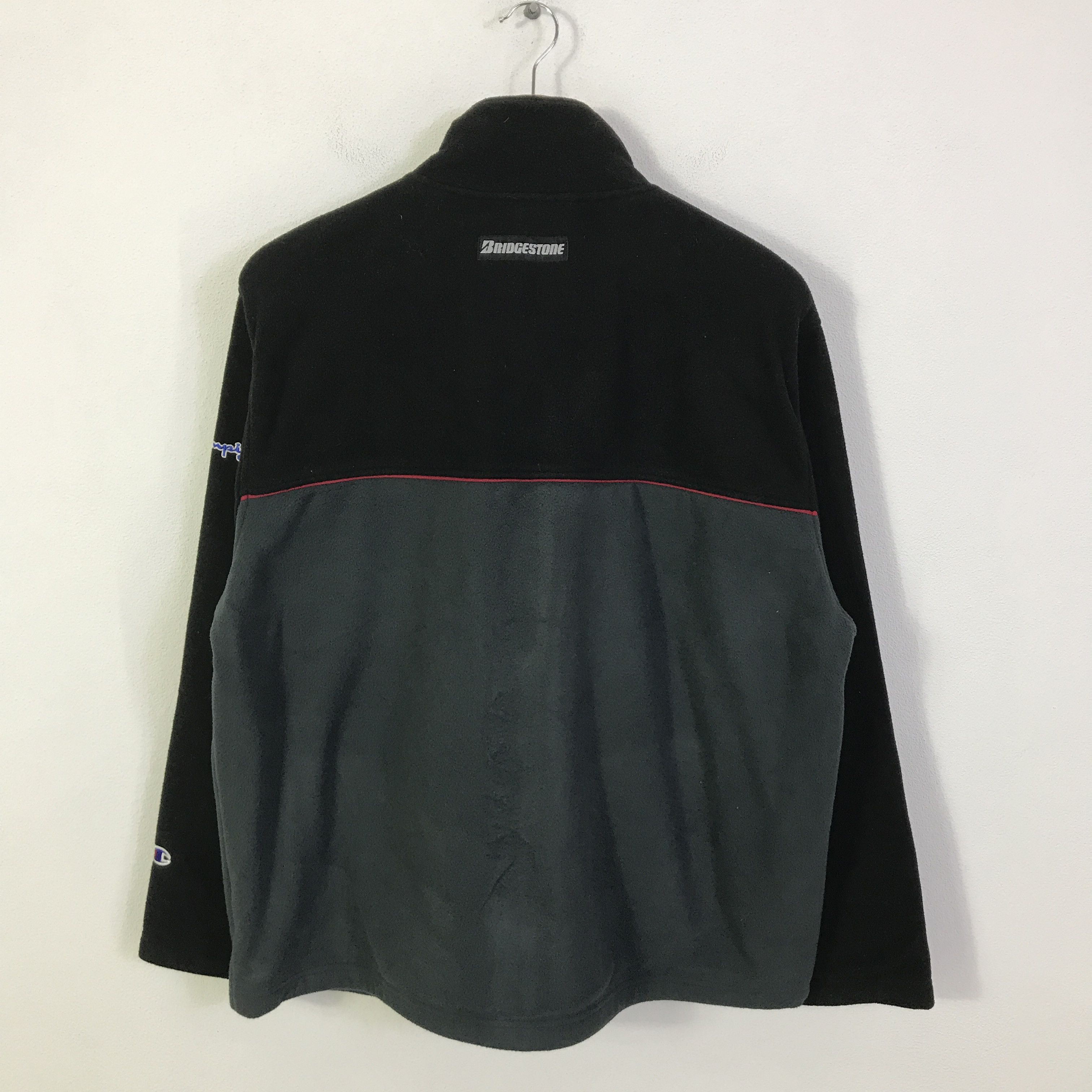 Champion Vintage Toyota X Bridgestone Fleece Jacket K101B16 Size US XL / EU 56 / 4 - 3 Thumbnail