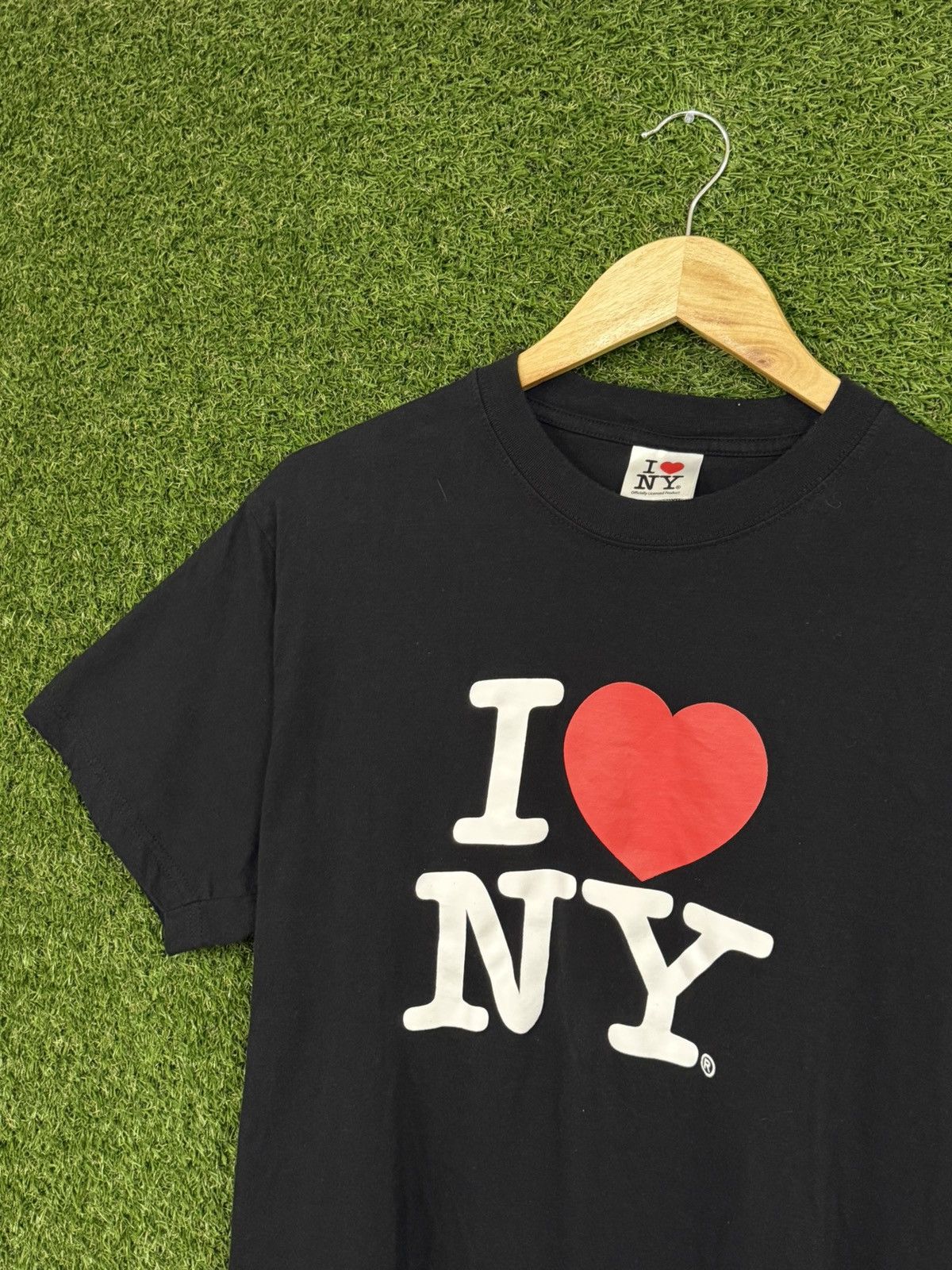Vintage Vintage I Love NY Heart New York Black Retro Classic Tee Size US XL / EU 56 / 4 - 2 Thumbnail