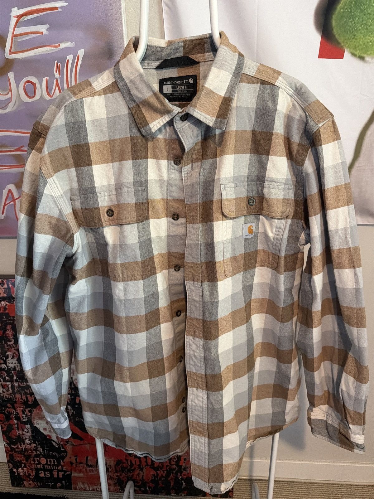 Carhartt Carhartt Flannel Size US L / EU 52-54 / 3 - 1 Thumbnail