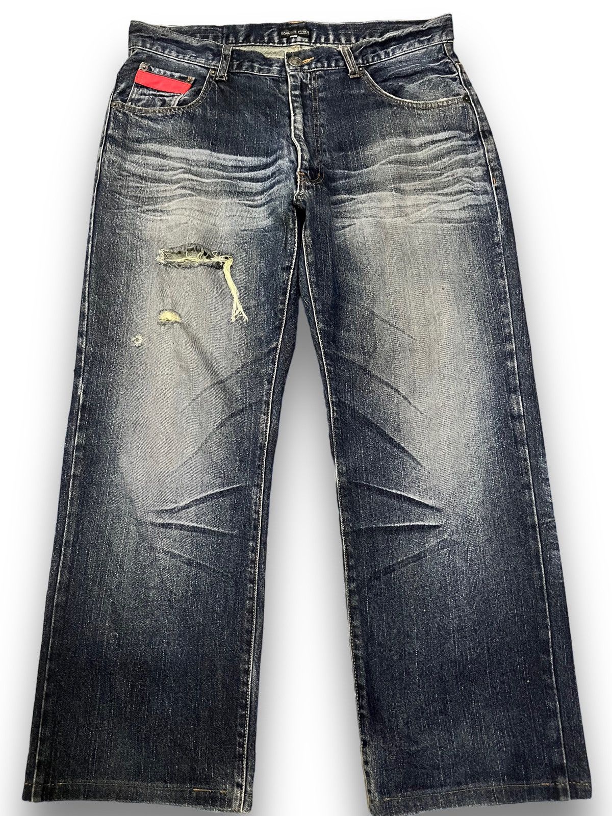 Japanese Brand × Vintage Vintage Amore Puro Baggy Denim Size US 36 / EU 52 - 1 Thumbnail