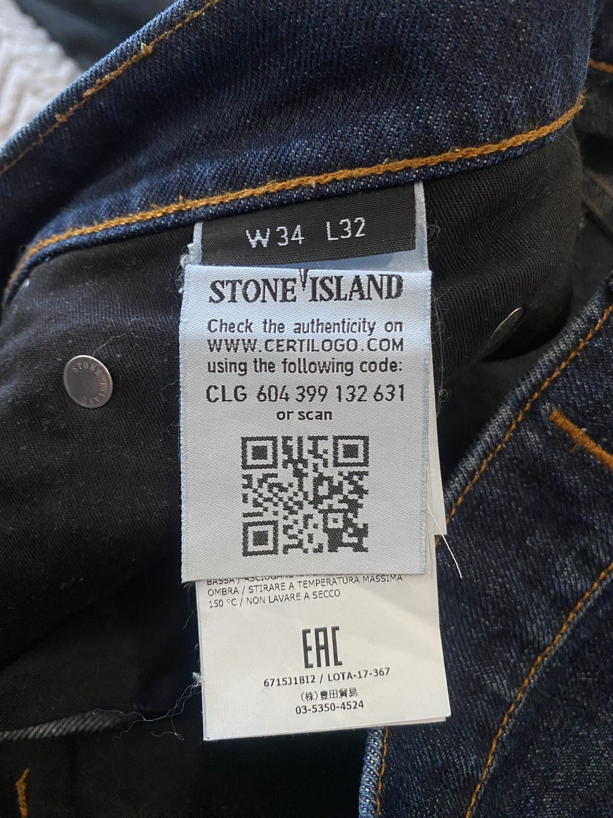 Stone Island Stone Island Jeans Denim Pants Vintage Logo y2k archive Size US 34 / EU 50 - 15 Thumbnail