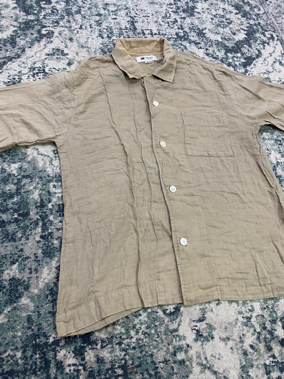 Issey Miyake Issey Miyake Men Pleated Textured Button Up Shirt Size US M / EU 48-50 / 2 - 3 Thumbnail