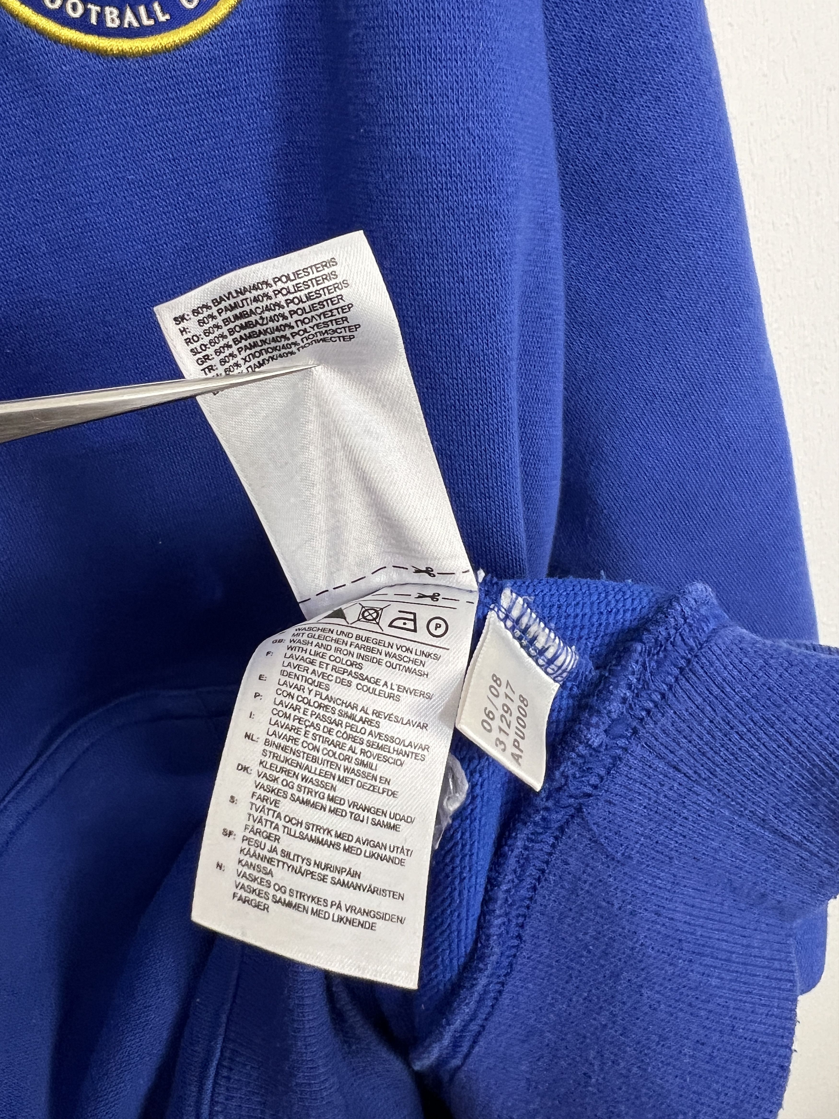 Adidas Vintage Adidas Chelsea Football Blue Sweatshirt Soccer Size US XL / EU 56 / 4 - 9 Thumbnail