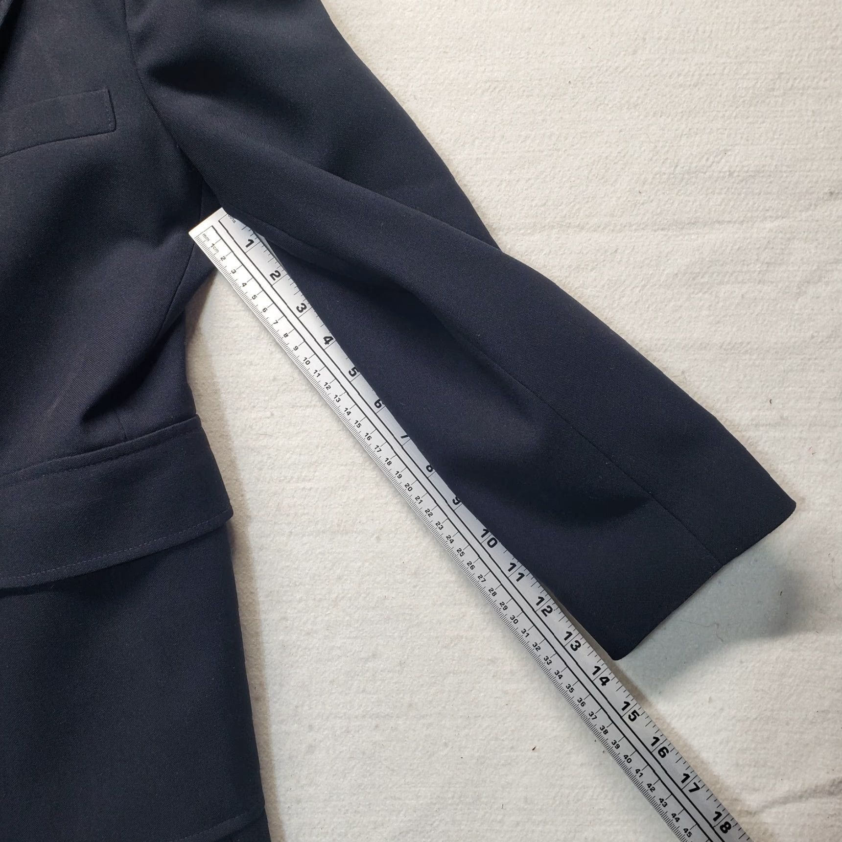 Haggar VINTAGE Haggar Suit Jacket Deep Navy Adult Mens Size M Medium Jacket Men Size 36R - 5 Thumbnail