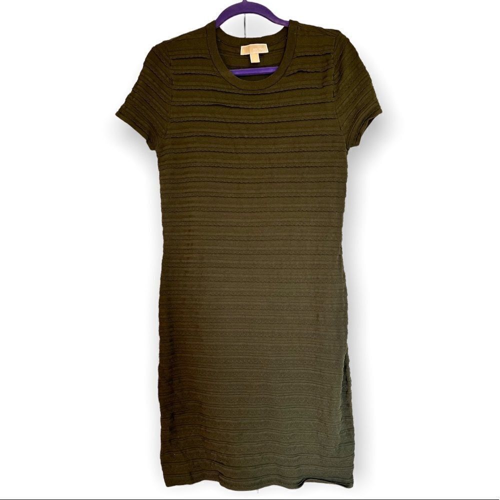Michael Kors Michael Kors Scalloped-Trim Dress - Ivy Size L / US 10 / IT 46 - 5 Thumbnail