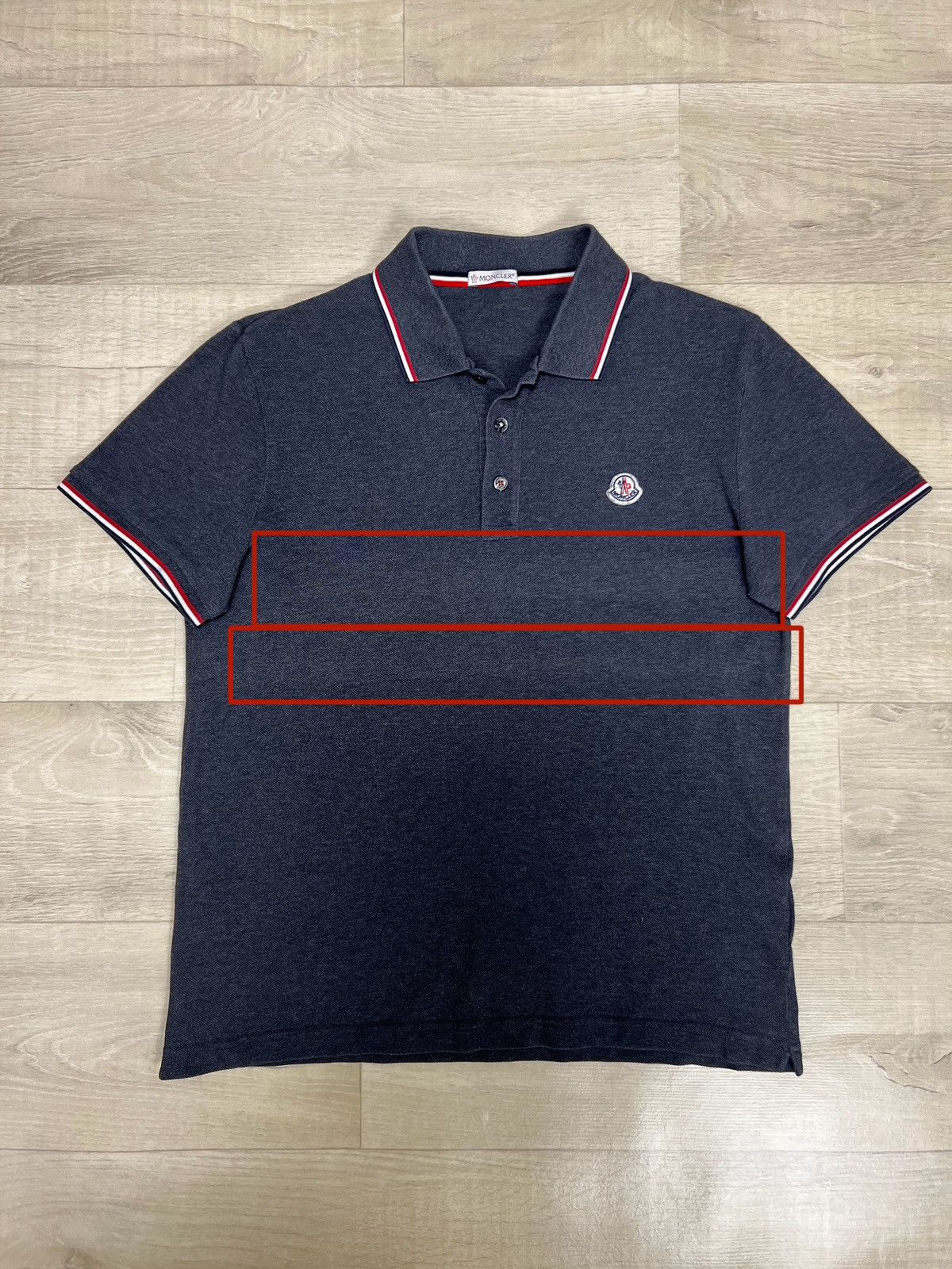 Moncler MONCLER Polo Shirt Cotton Short Sleeve Logo Patch Size US S / EU 44-46 / 1 - 11 Thumbnail