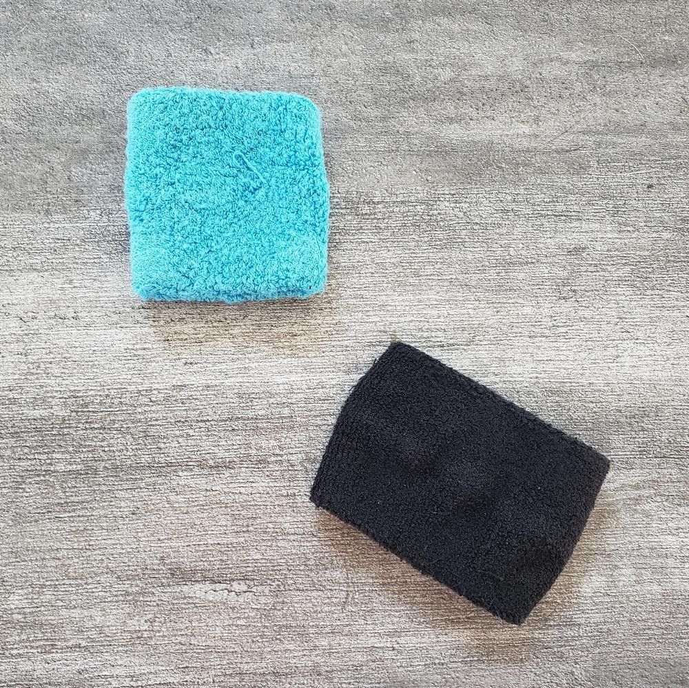 Designer Blue Black Marquee Kaskade Sweatband Size ONE SIZE - 2 Thumbnail