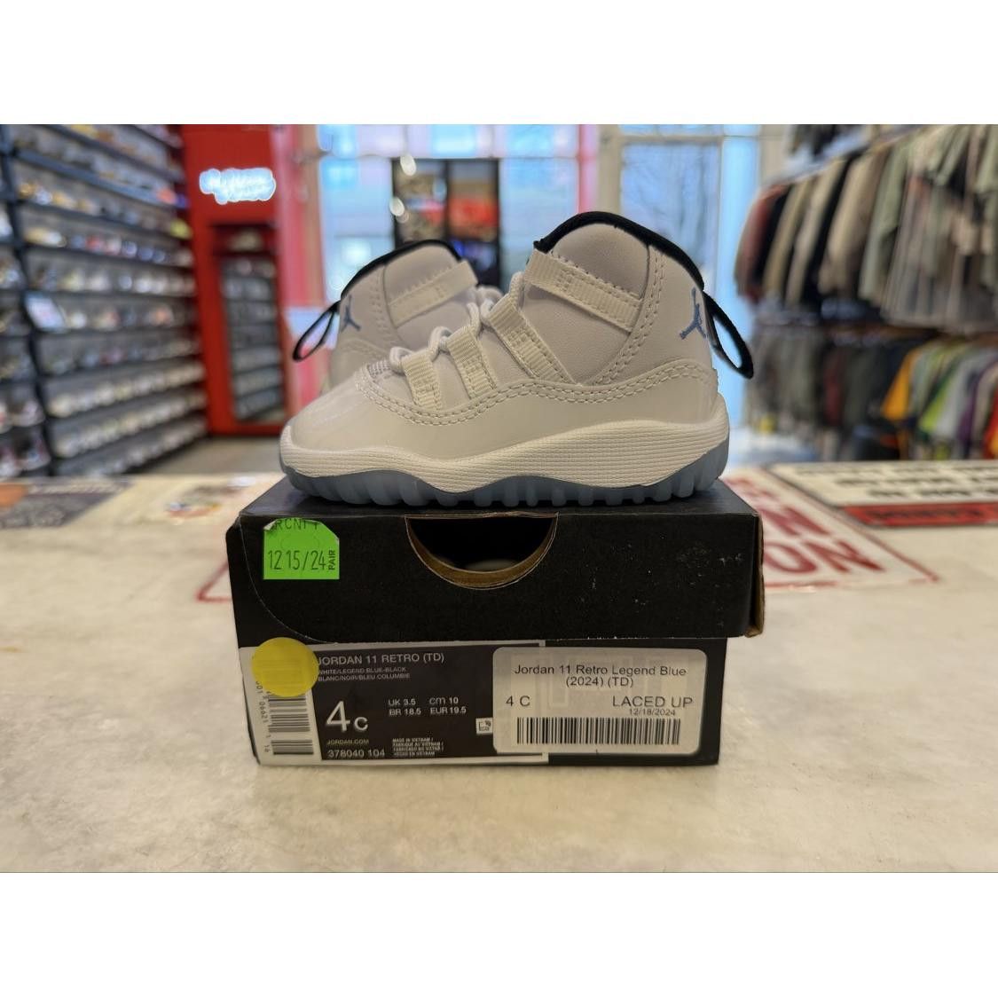 Jordan Brand *Conditional* Jordan 11 Retro Legend Blue (2024) (TD) Size US 5 / EU 37 - 1 Thumbnail