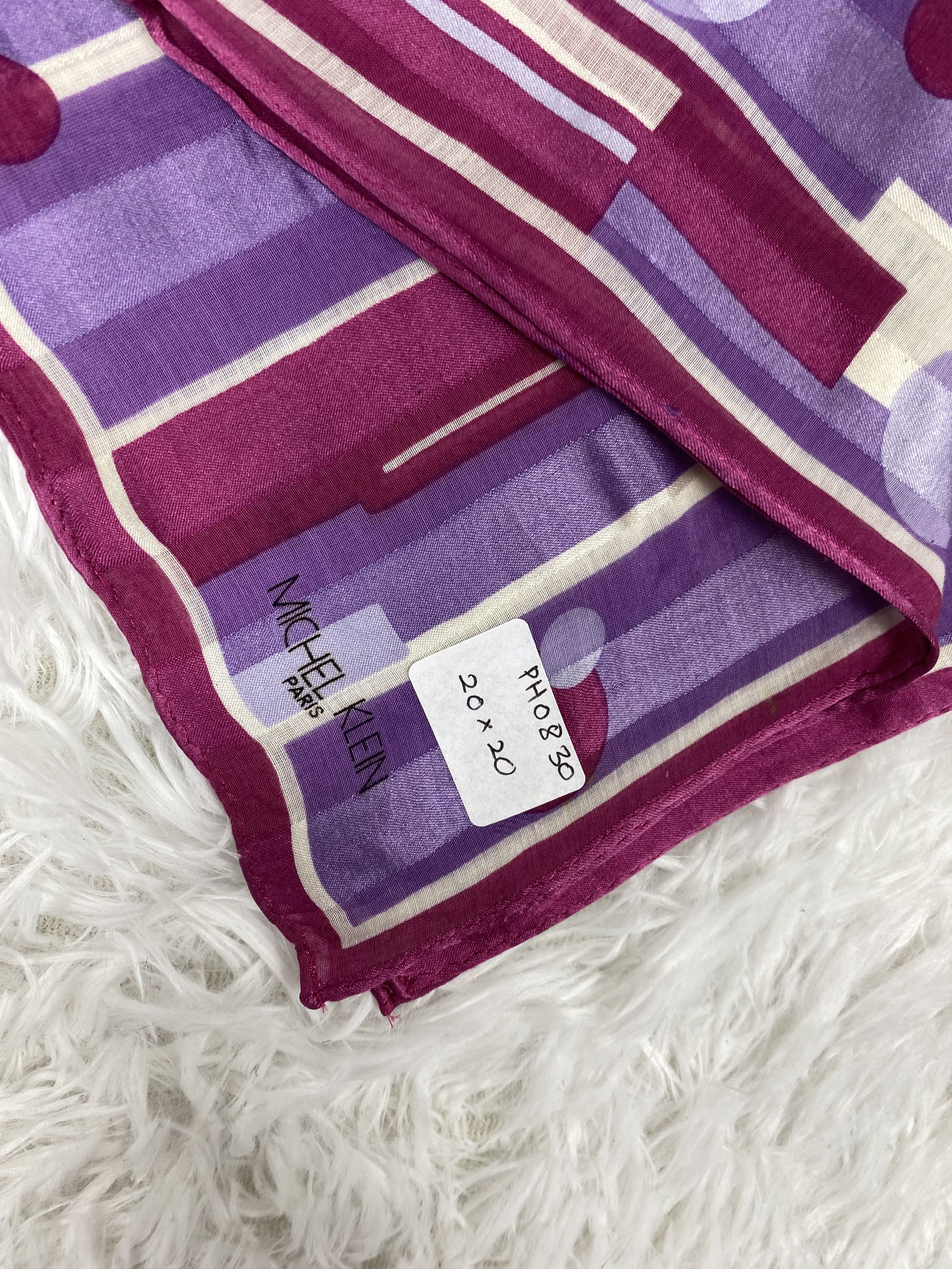 Michel Klein × Vintage Vintage Michel Klein Handkerchief Neckerchief PH0830 Size ONE SIZE - 2 Thumbnail