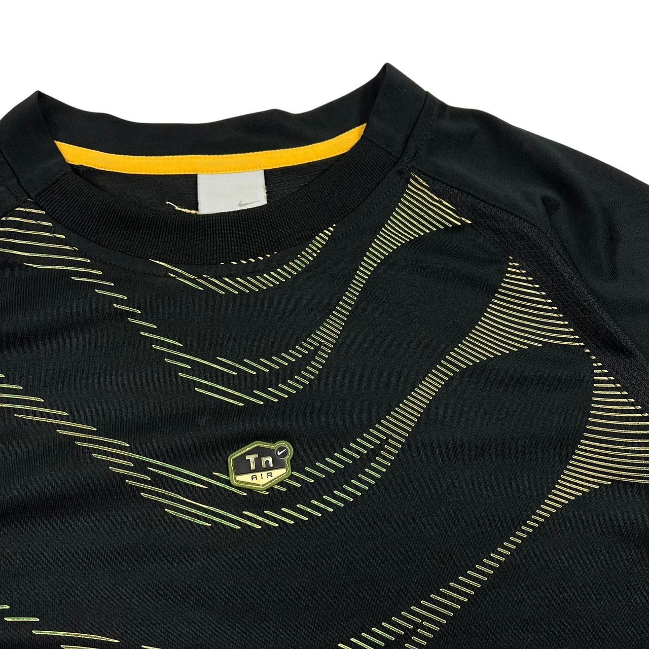 Nike Vintage 2000s Nike TN Vein T-Shirt Black & Gold - Large Size US L / EU 52-54 / 3 - 3 Thumbnail