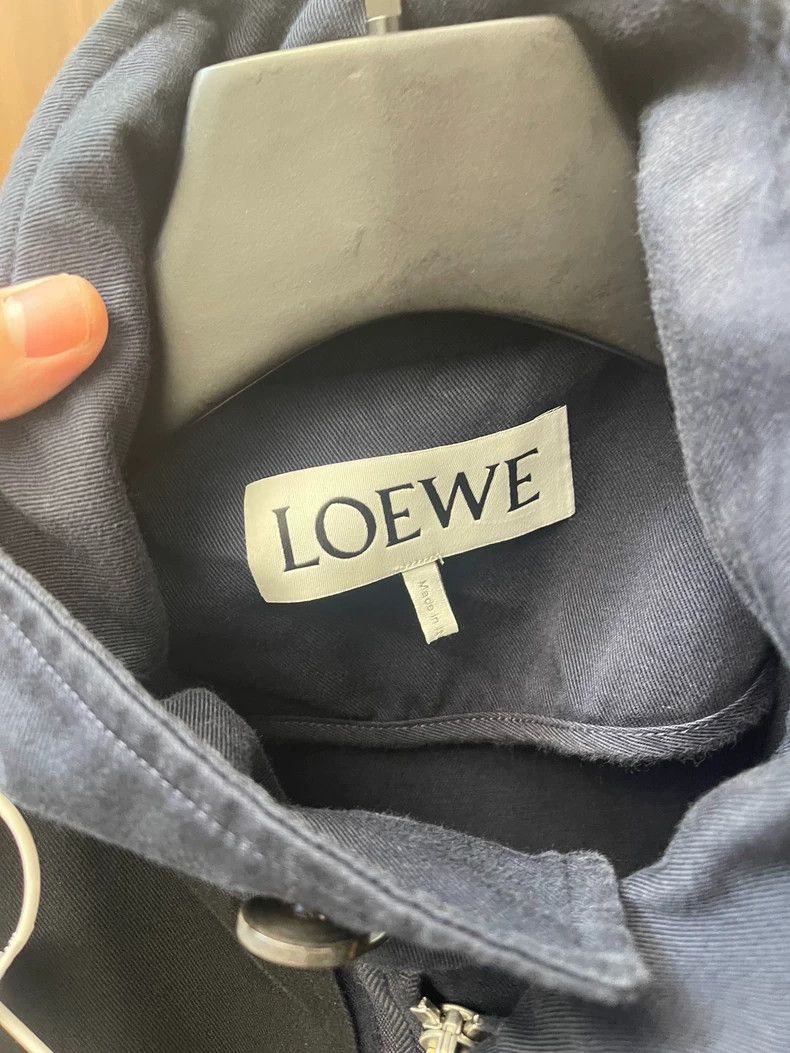 Loewe loewe Dark blue frock hooded jacket 2503-Nextarrow Size US L / EU 52-54 / 3 - 2 Thumbnail