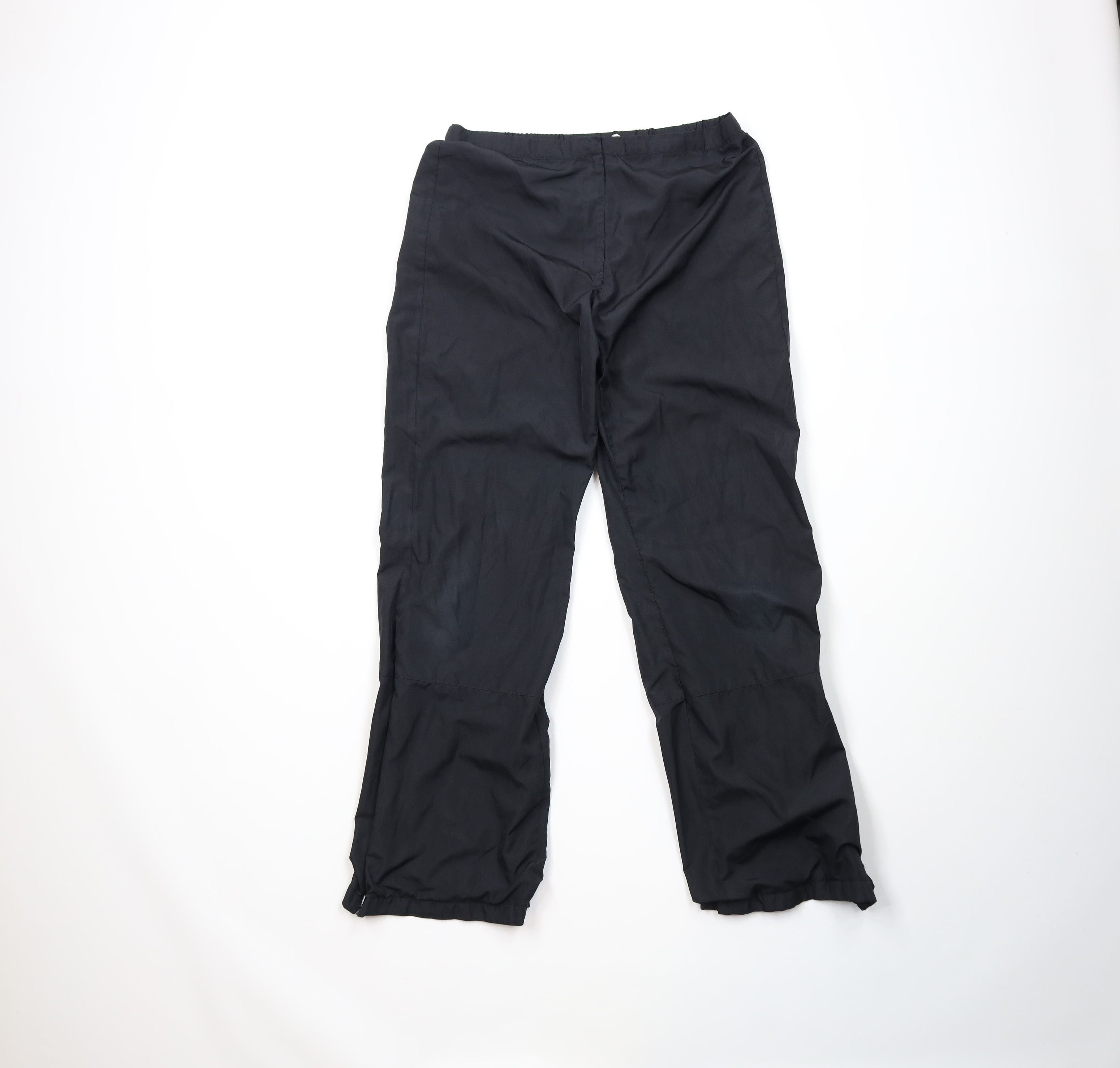 J.Crew Vintage 90s J Crew Gym Wide Leg Windbreaker Pants Black Size US 32 / EU 48 - 1 Thumbnail