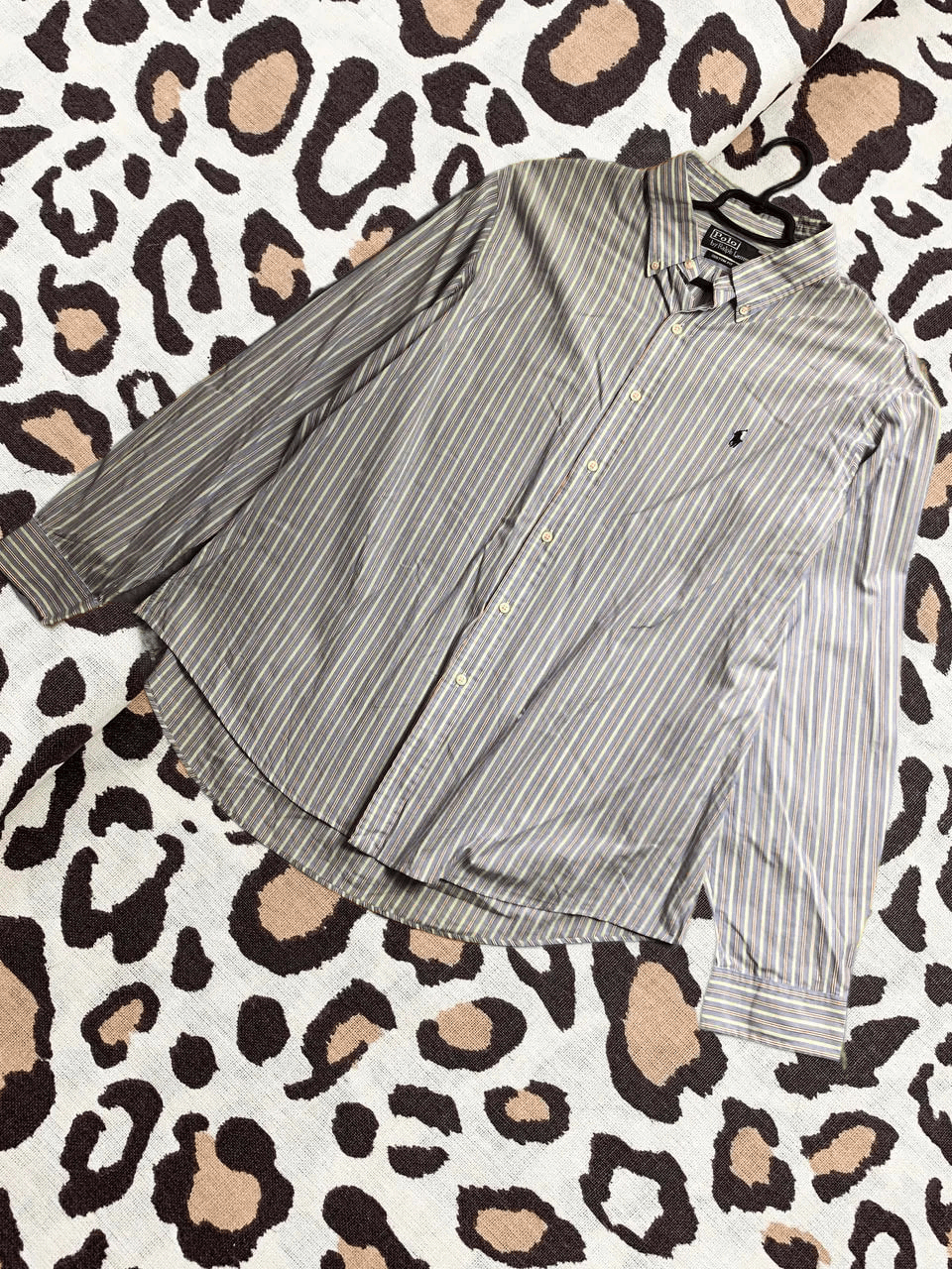 Polo Ralph Lauren × Ralph Lauren Polo Ralph Lauren Vintage Striped Shirt Logo Size US XXL / EU 58 / 5 - 1 Thumbnail