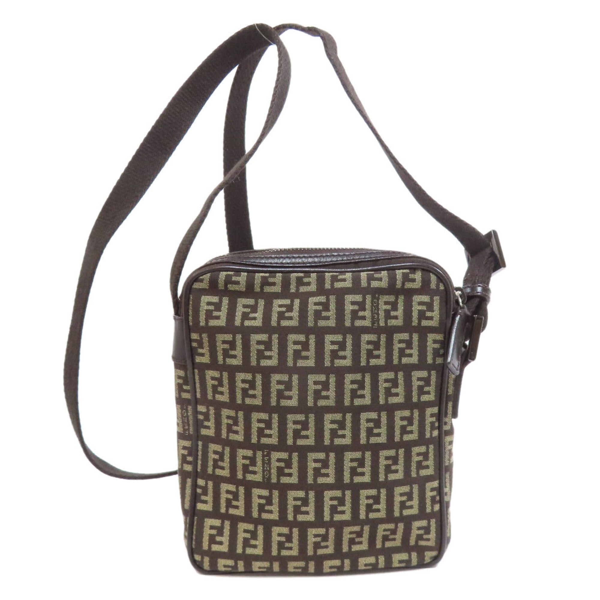 Fendi FENDI Zucca pattern shoulder bag canvas for women Size ONE SIZE - 1 Thumbnail