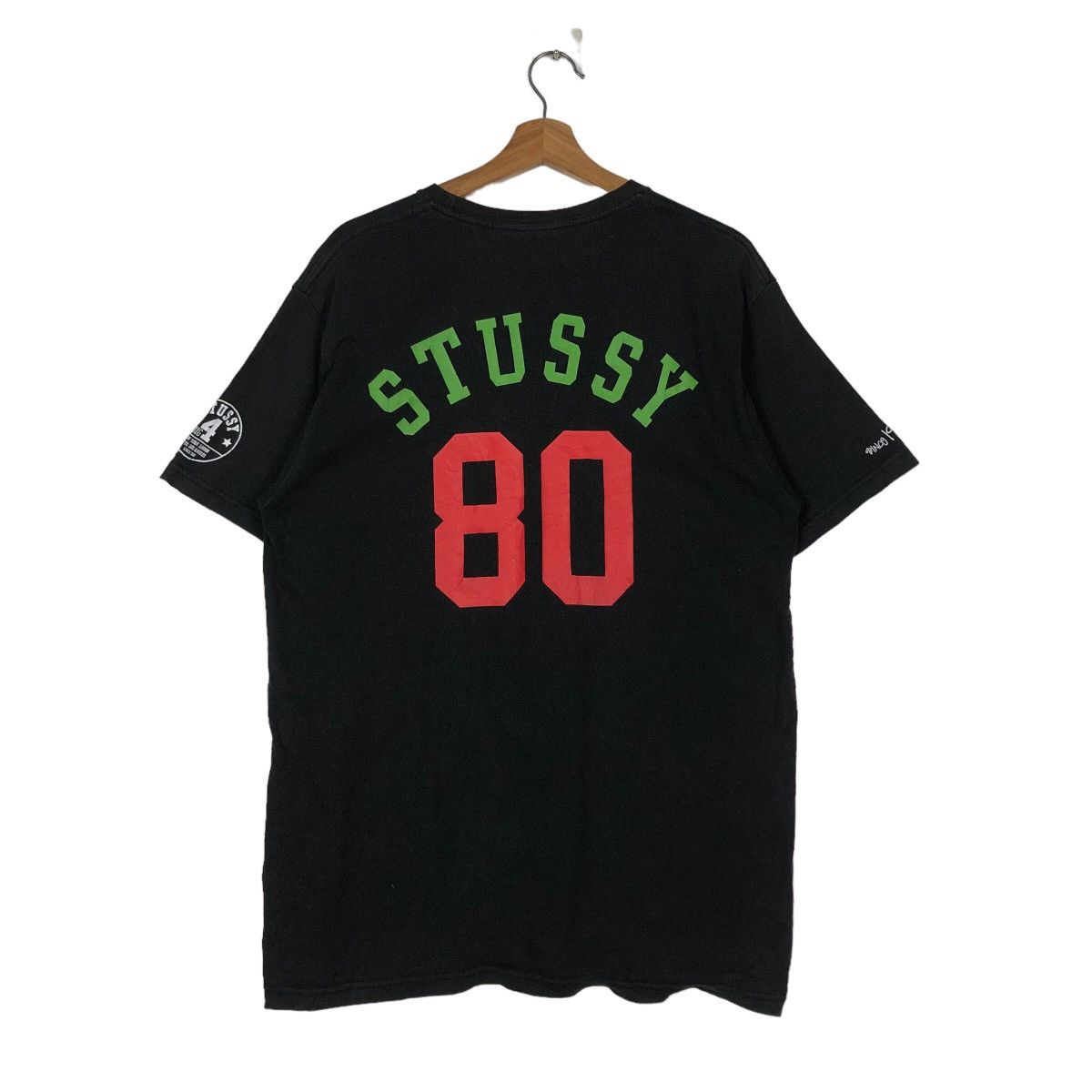 Stussy 🔥Stussy 80 Local Color IKBKB T-Shirt Big Logo Spell Out Size US L / EU 52-54 / 3 - 8 Thumbnail