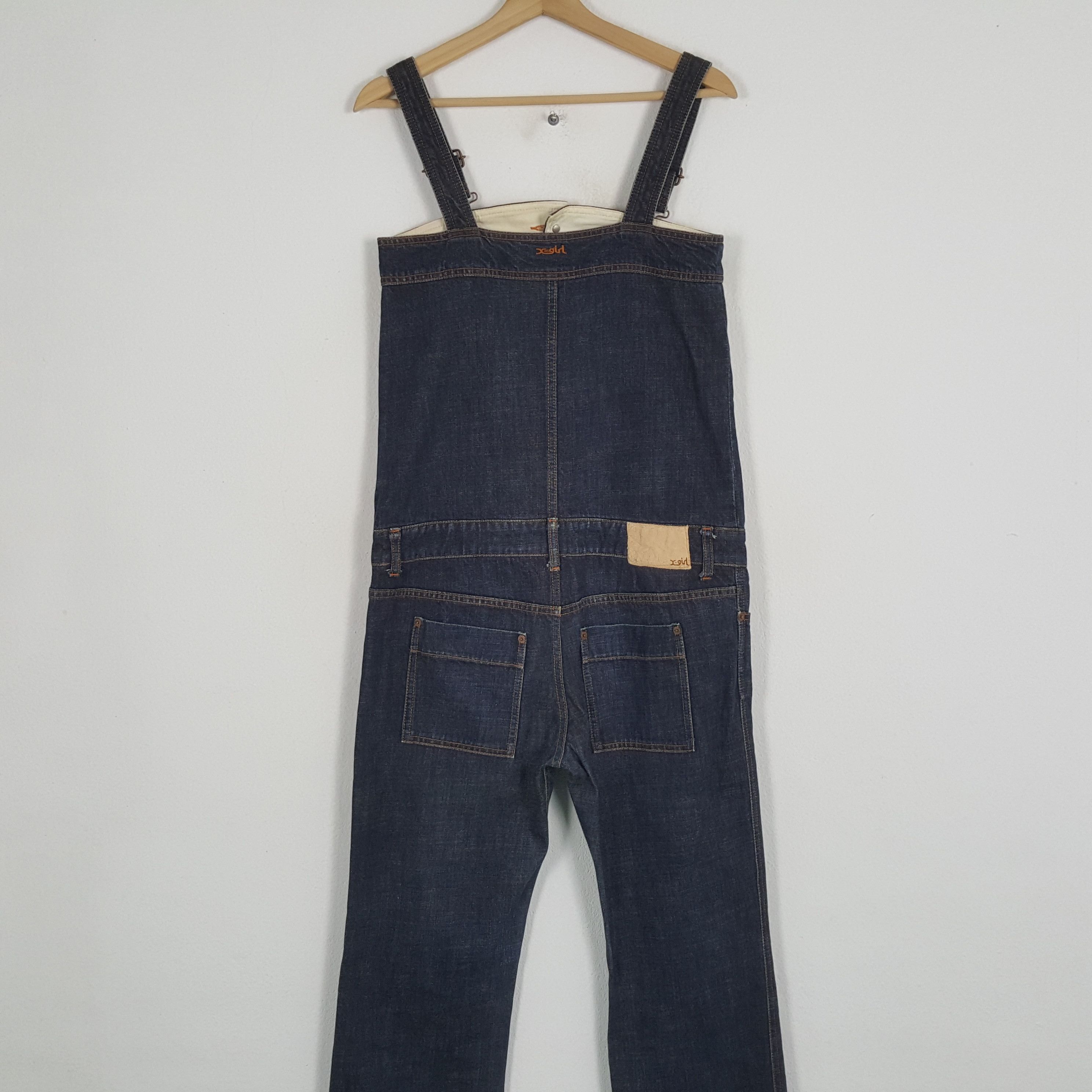 Vintage Vintage X-GIRL Japanese Fashion Brand Overall Blue Jeans Size 36" / US 14 / IT 50 - 5 Thumbnail