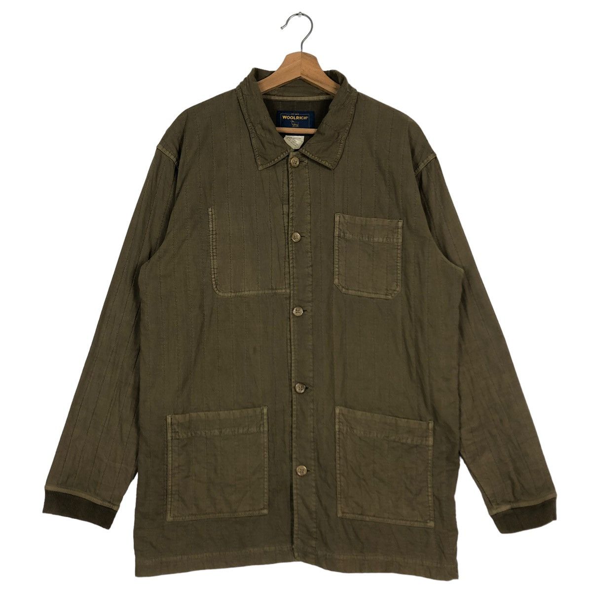 Vintage × Woolrich Woolen Mills 🔥Rich Brown - Cargo Inspector Chore Work Jacket Woolrich Size US M / EU 48-50 / 2 - 1 Thumbnail