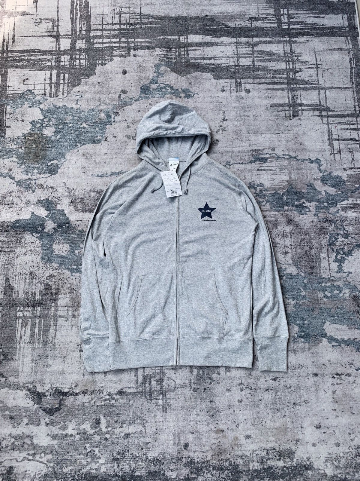 Anime Vintage 90s Mio Akiyama Hoodie Sweater Zipper Sweatshirt Size US M / EU 48-50 / 2 - 3 Thumbnail