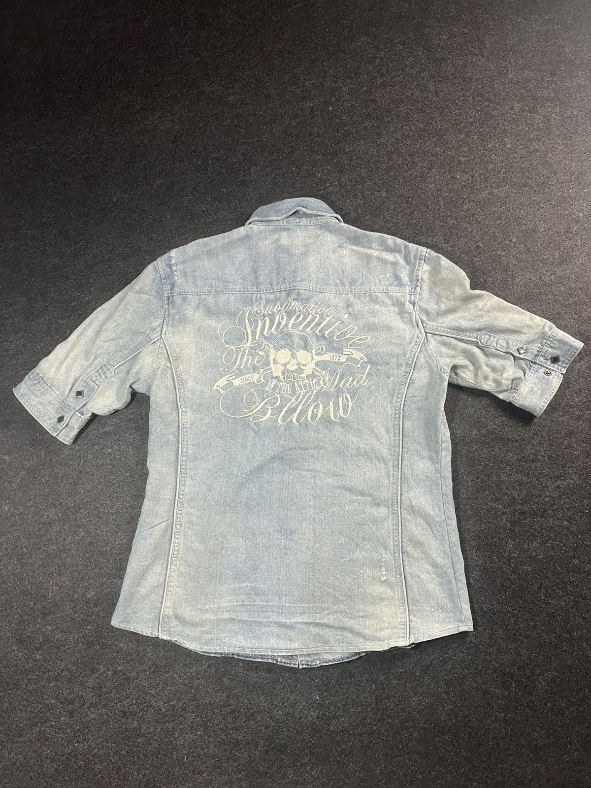 In The Attic Semantic Design x In The Attic Western Shirt Skull Punk Size US M / EU 48-50 / 2 - 9 Thumbnail