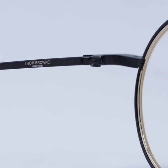 Thom Browne Thom Browne TB108 ABLKGLD50 Eyeglasses Size ONE SIZE - 9 Thumbnail