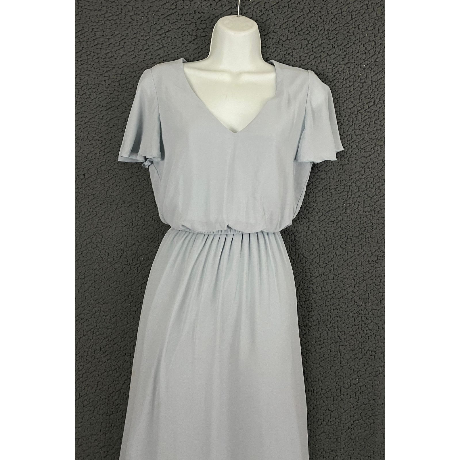 Show Me Your MuMu Show Me Your Mumu Michelle Flutter Maxi Dress Soft Blue XS Size XS / US 0-2 / IT 36-38 - 13 Thumbnail