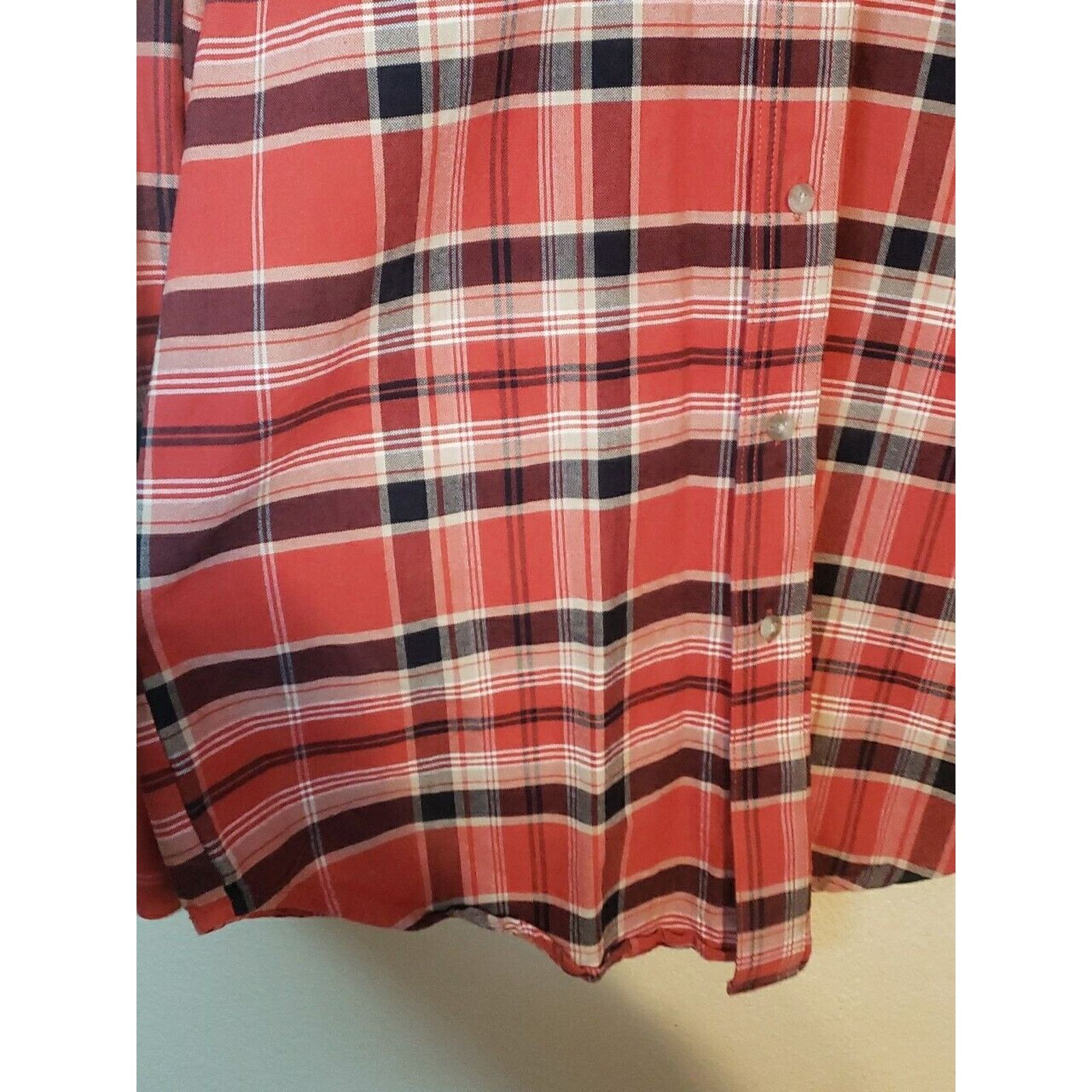 Wrangler Wrangler TwentyX 20X Red Plaid Long Sleeve Shirt Men's XL Size US XL / EU 56 / 4 - 6 Thumbnail