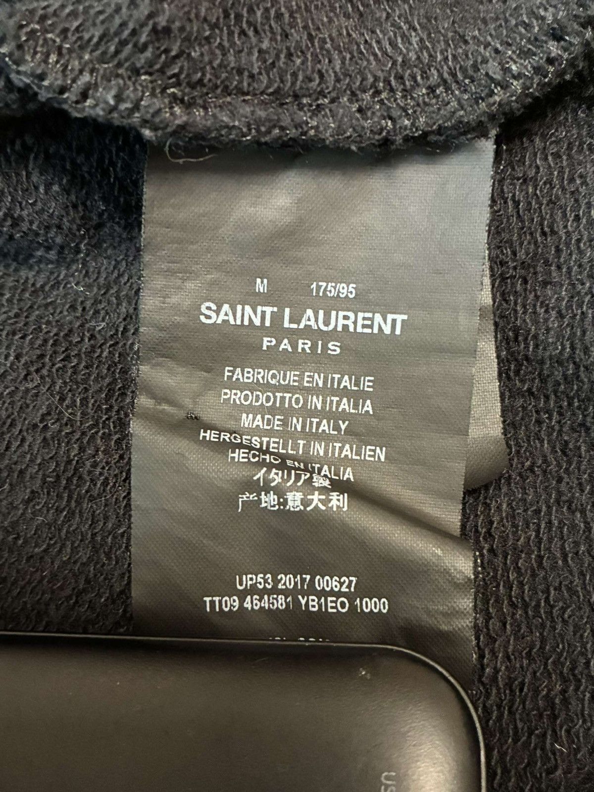 Saint Laurent Paris Saint Laurent Paris Logo Hoodie Size US M / EU 48-50 / 2 - 6 Thumbnail