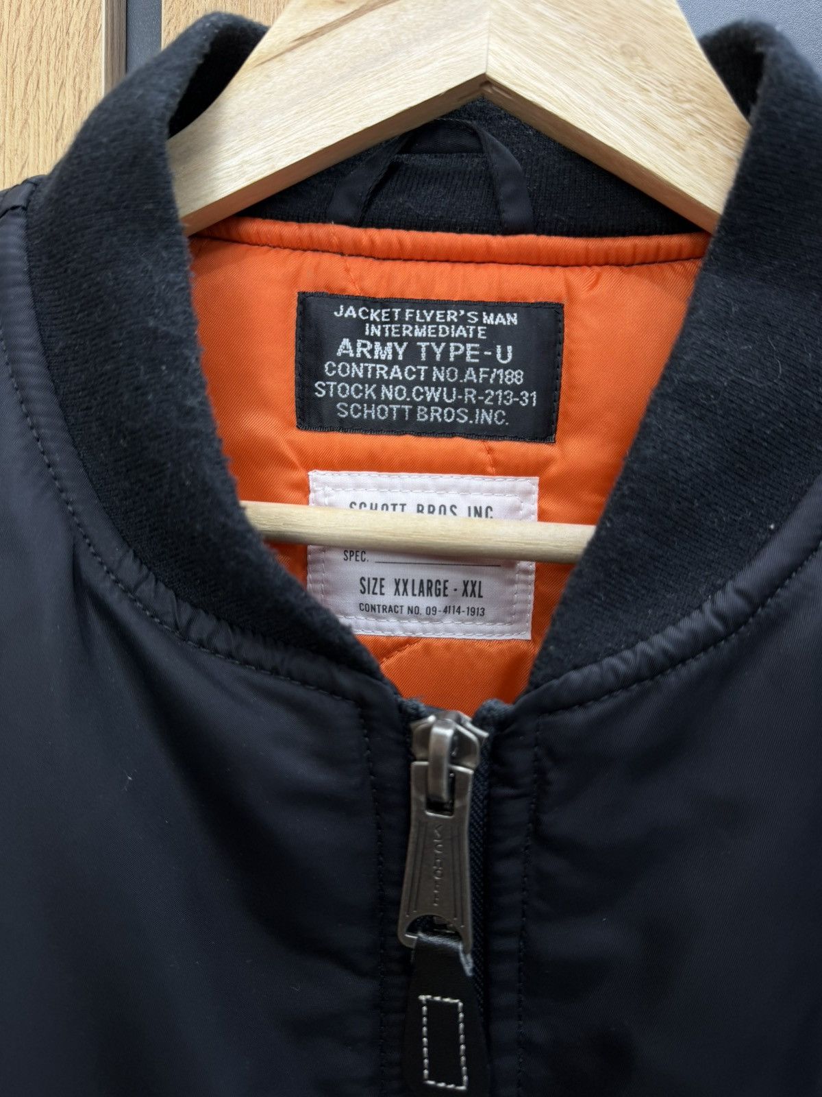 Schott Schott MA-1 Army Type U Bomber Flight Jackett Size XXL Size US XXL / EU 58 / 5 - 7 Thumbnail