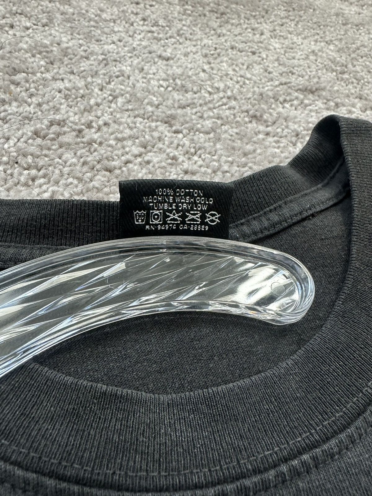 Stussy Black Stussy Pigment Dyed 8 Ball Tee Size Large- Used Size US L / EU 52-54 / 3 - 4 Thumbnail