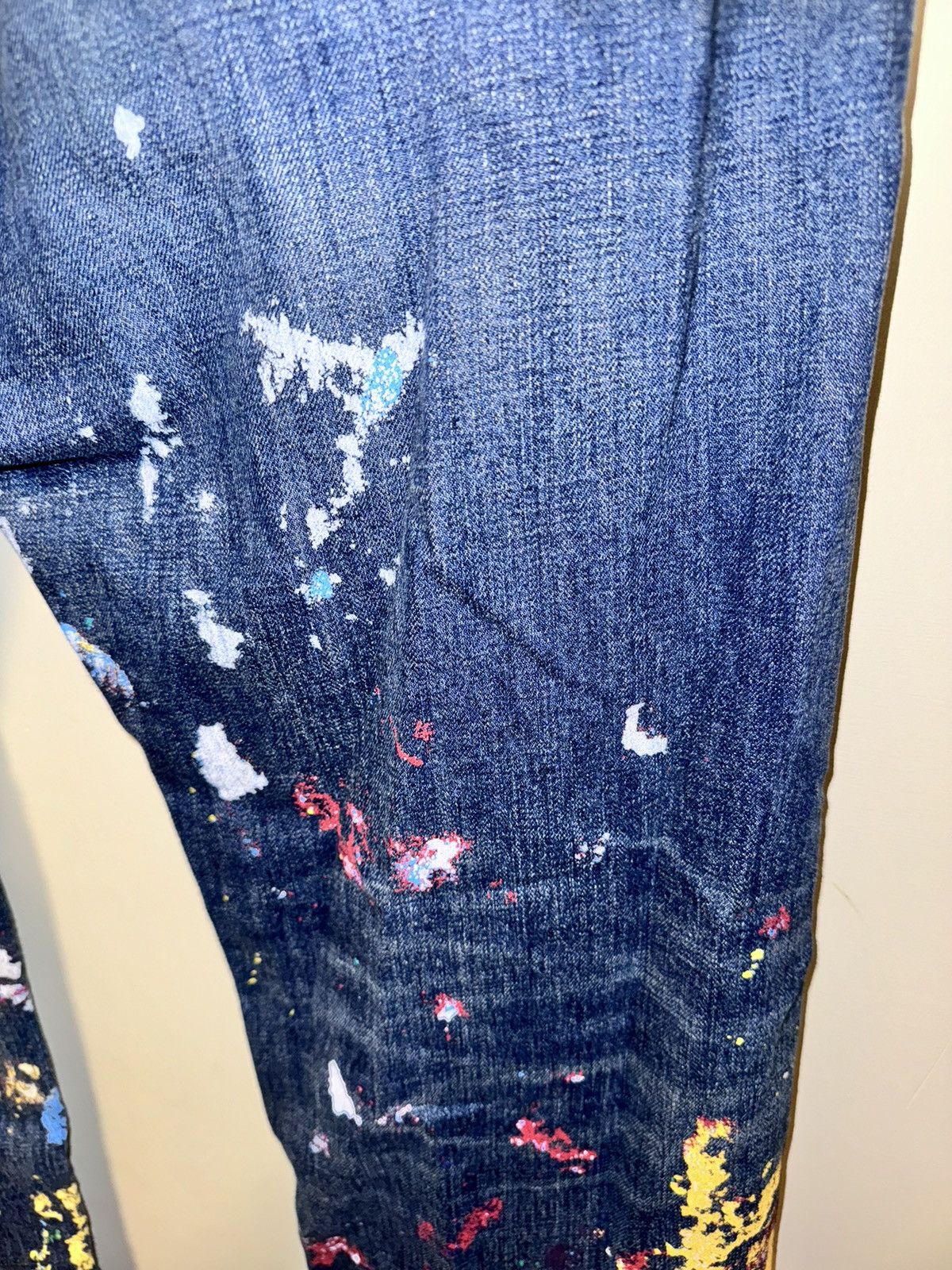 Comme des Garcons × Junya Watanabe × Levi's Levis x Junya Watanabe CDG Man SS17 Paint Splatter Denim Size US 38 / EU 54 - 5 Thumbnail