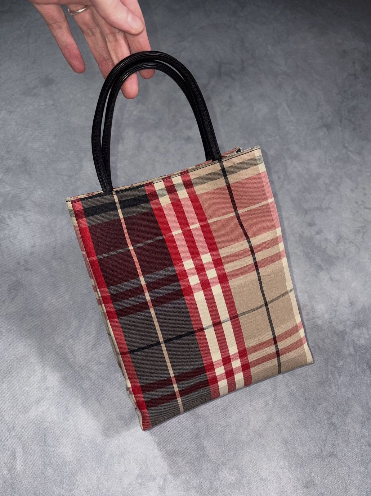 Cute Burberry Mini Nova Check Bag, Women's