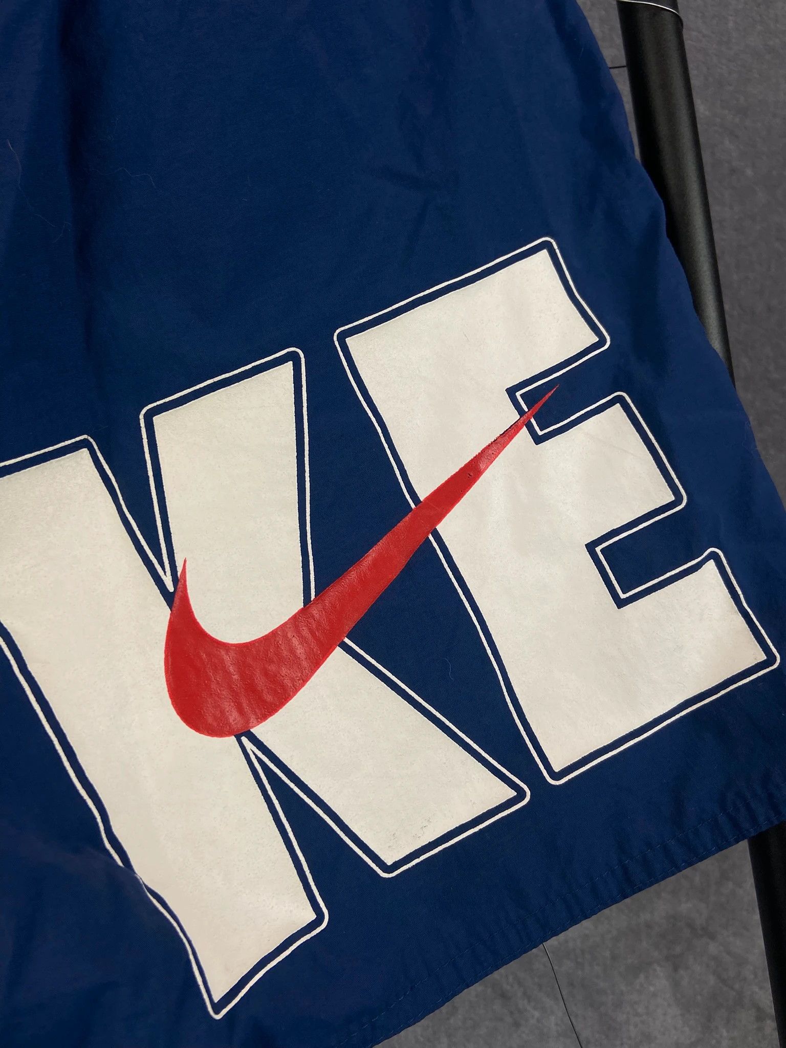 Nike Nike Big Spellout Shorts – Navy Red Swoosh Size M Size US 32 / EU 48 - 2 Thumbnail