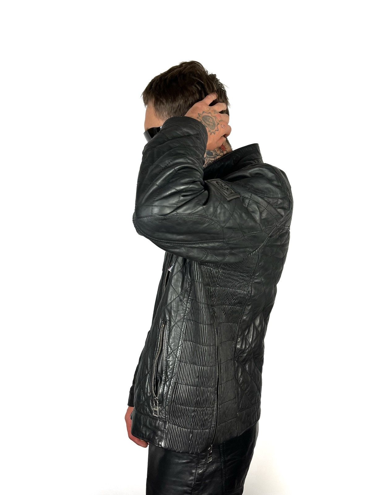 Belstaff 🏍️Belstaff quilted leather jacket motor style Size US L / EU 52-54 / 3 - 5 Thumbnail