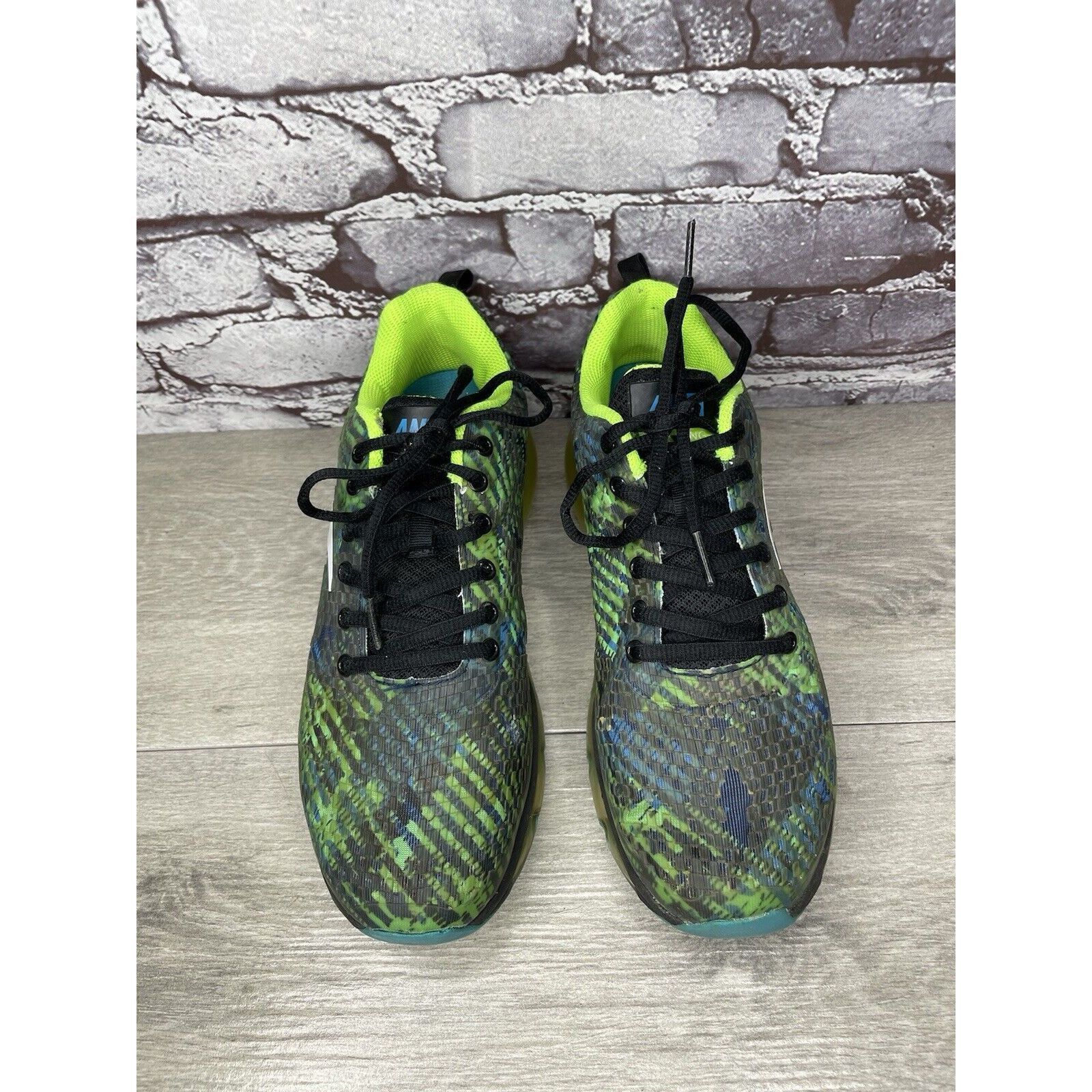 Other Anta Green Blue Synthetic Lace Up Gym Basketball Shoes Men’s Size US 9 / EU 42 - 2 Thumbnail