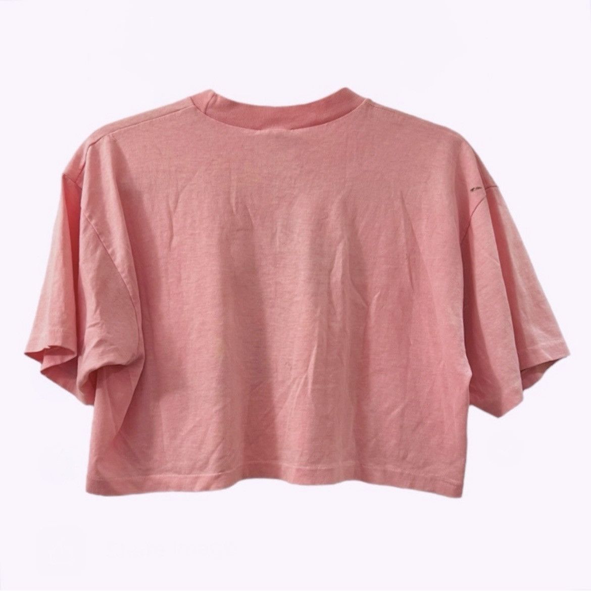 Disney Vintage Disney Minnie Pink Cropped T-Shirt Rare Size ONE SIZE - 3 Thumbnail