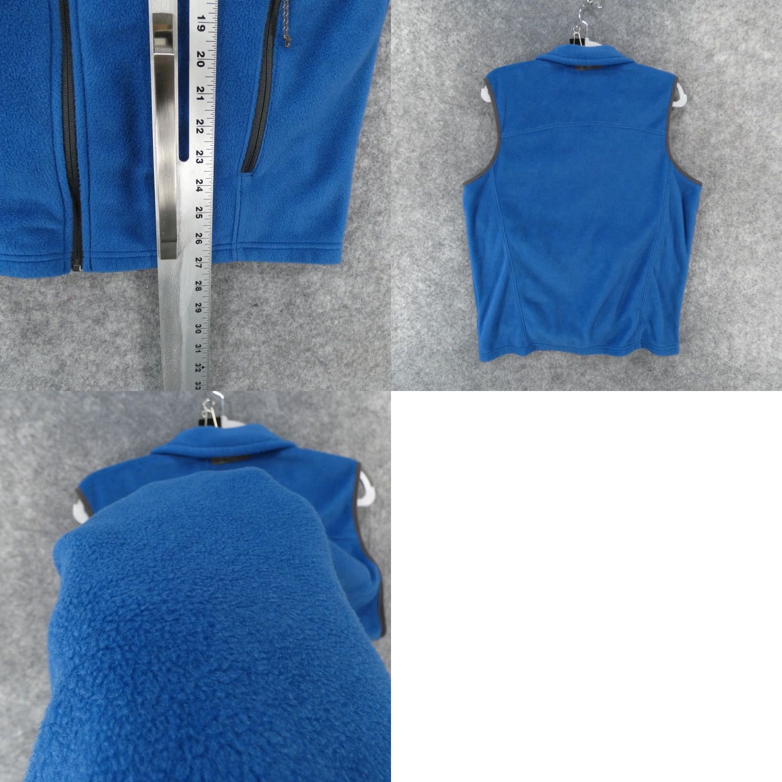 Eddie Bauer Eddie Bauer Vest Mens Medium Blue Full Zip w Zip Up Pockets Logo Size US M / EU 48-50 / 2 - 9 Thumbnail