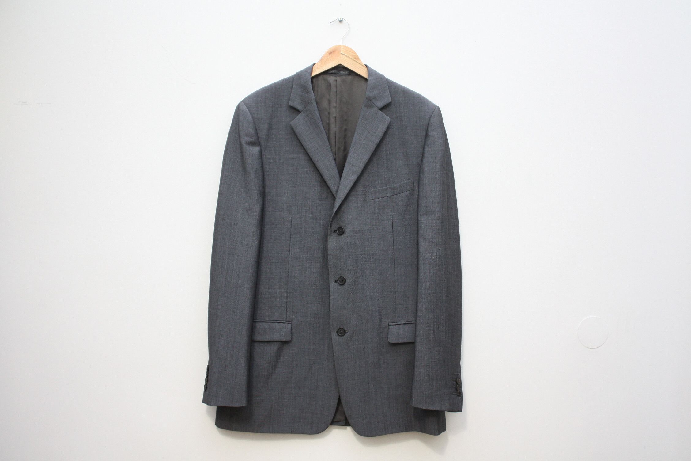 Gucci Gucci Grey Classic Mohair Wool Blend Men's Made In Italy Size 50L - 2 Thumbnail