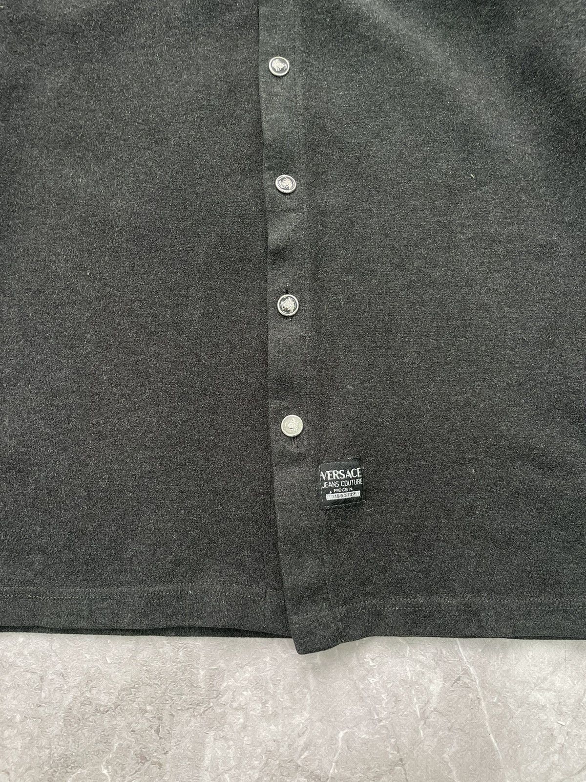 Versace Vintage versace couture medusa logo wool/cotton shirt Size US L / EU 52-54 / 3 - 3 Thumbnail